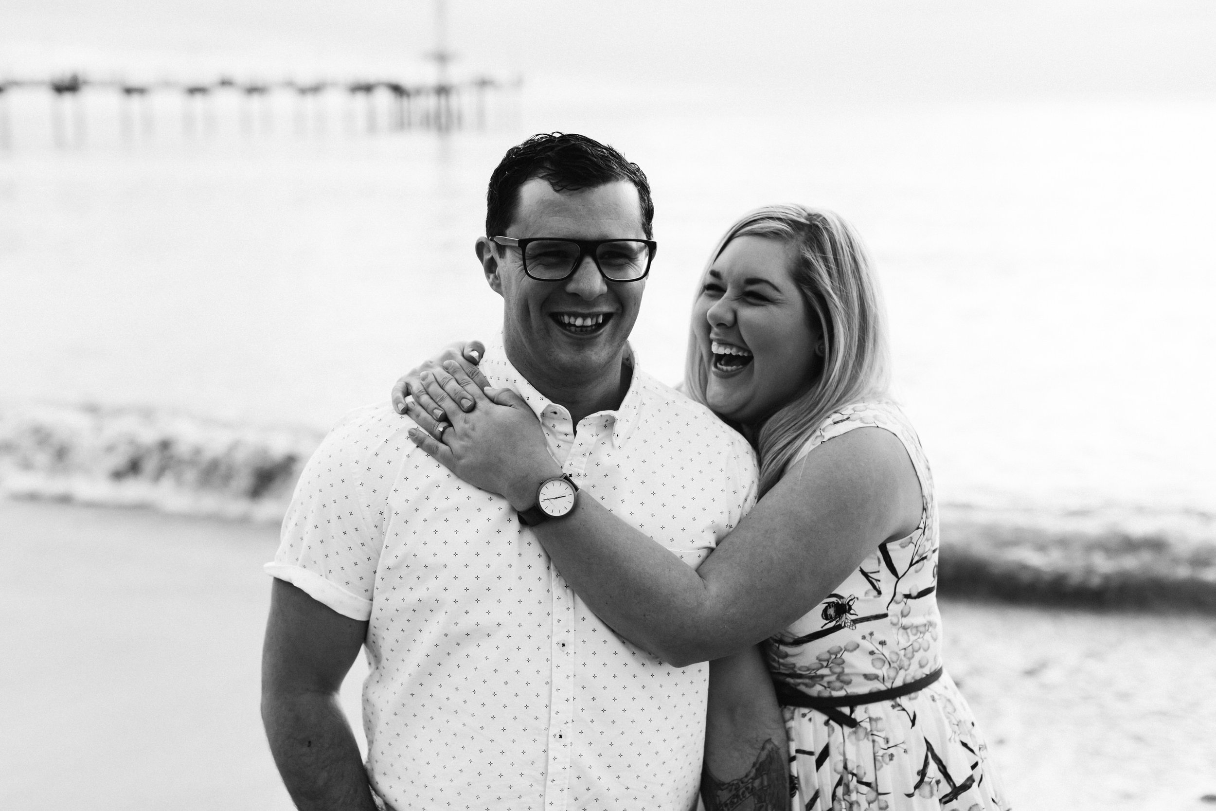 Fun Brighton Beach Sunset Engagement 013.jpg