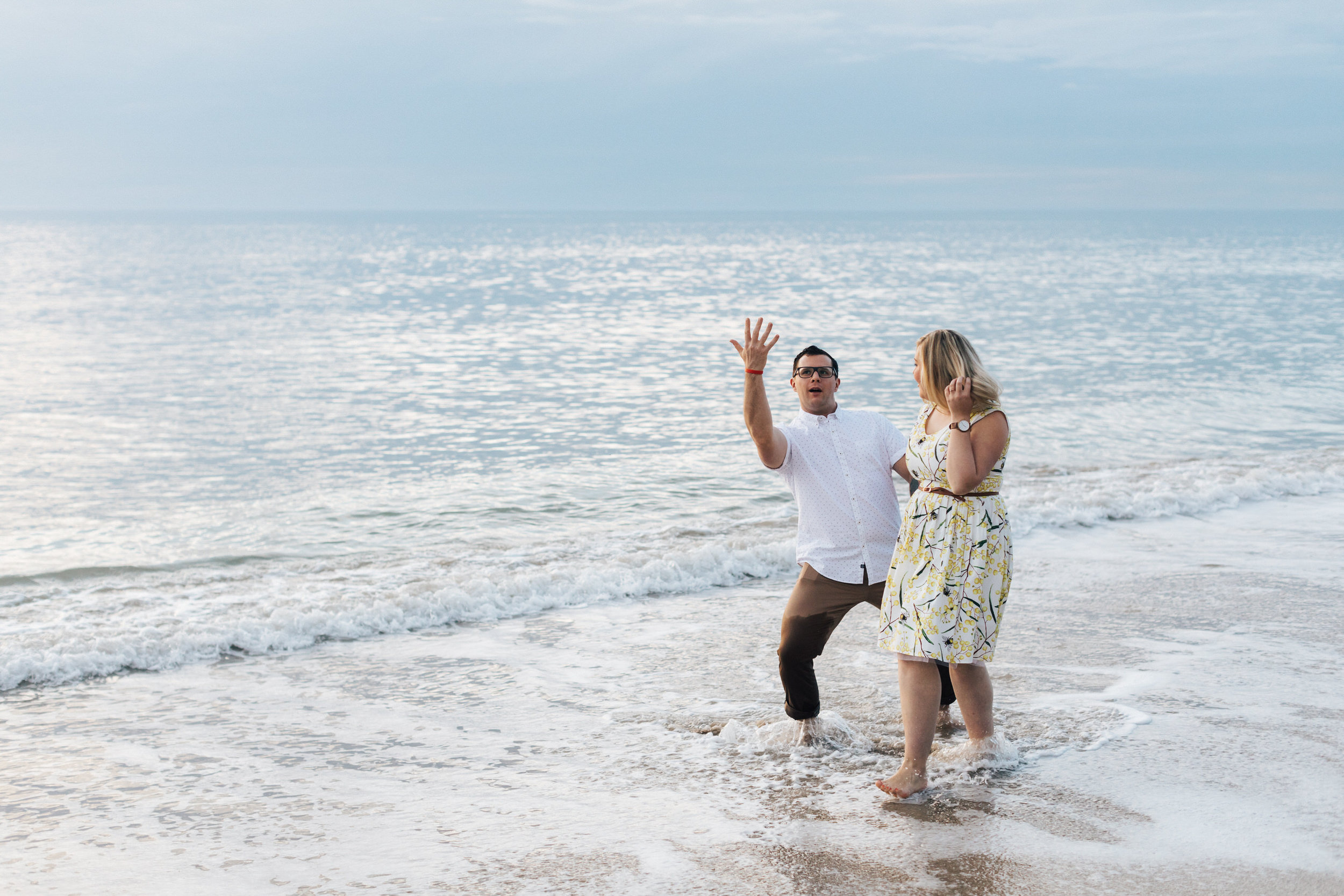 Fun Brighton Beach Sunset Engagement 018.jpg