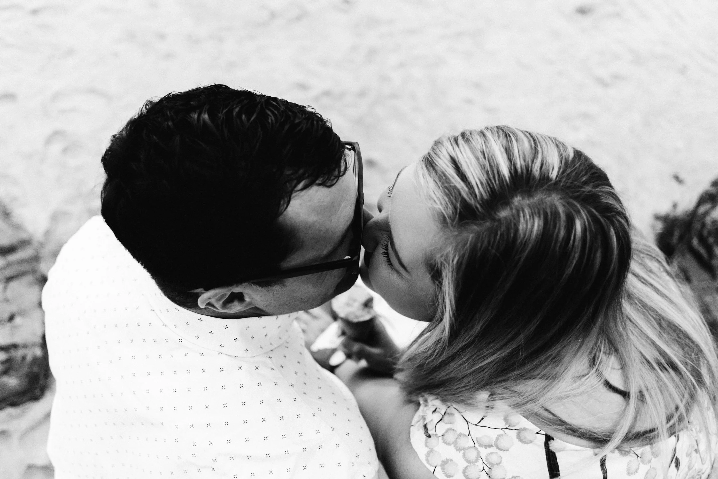 Fun Brighton Beach Sunset Engagement 025.jpg