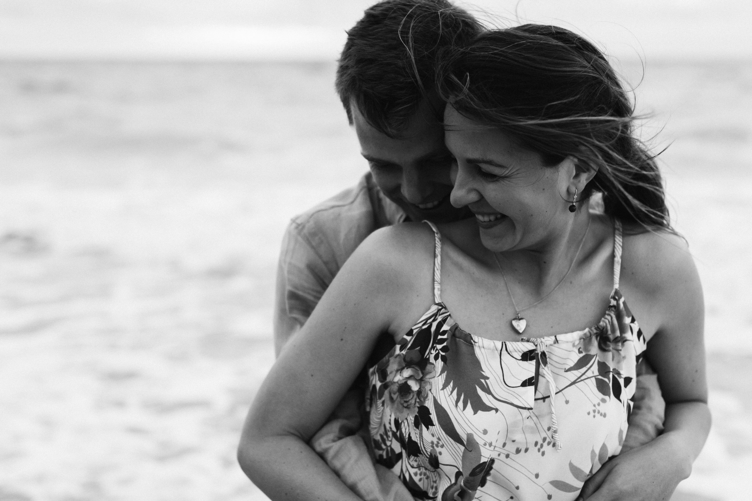 Stormy Summer Glenelg Beach Engagement Portrait 015.jpg