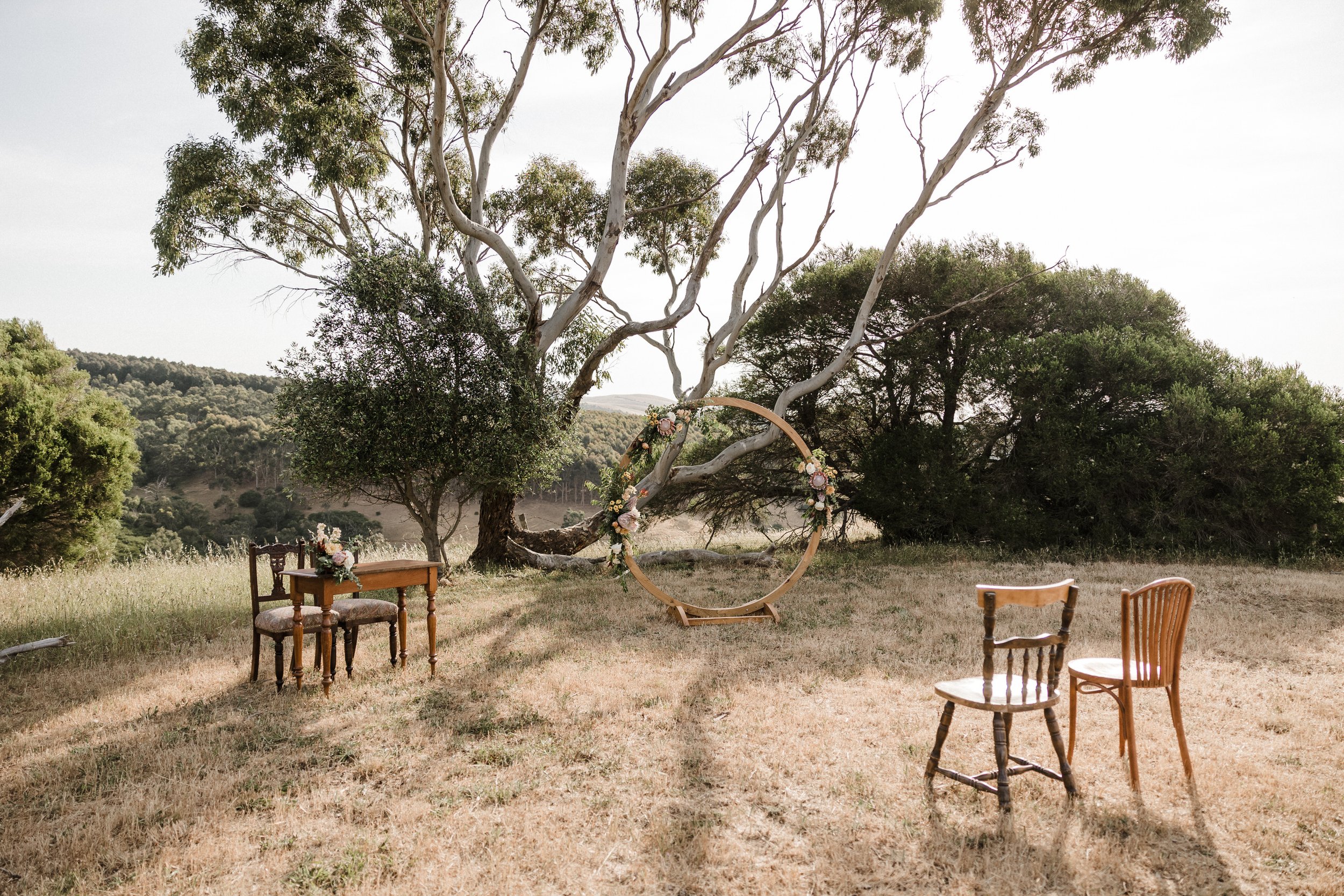 Magnolia Farm Elopement 009 elopement ceremony set up.jpg