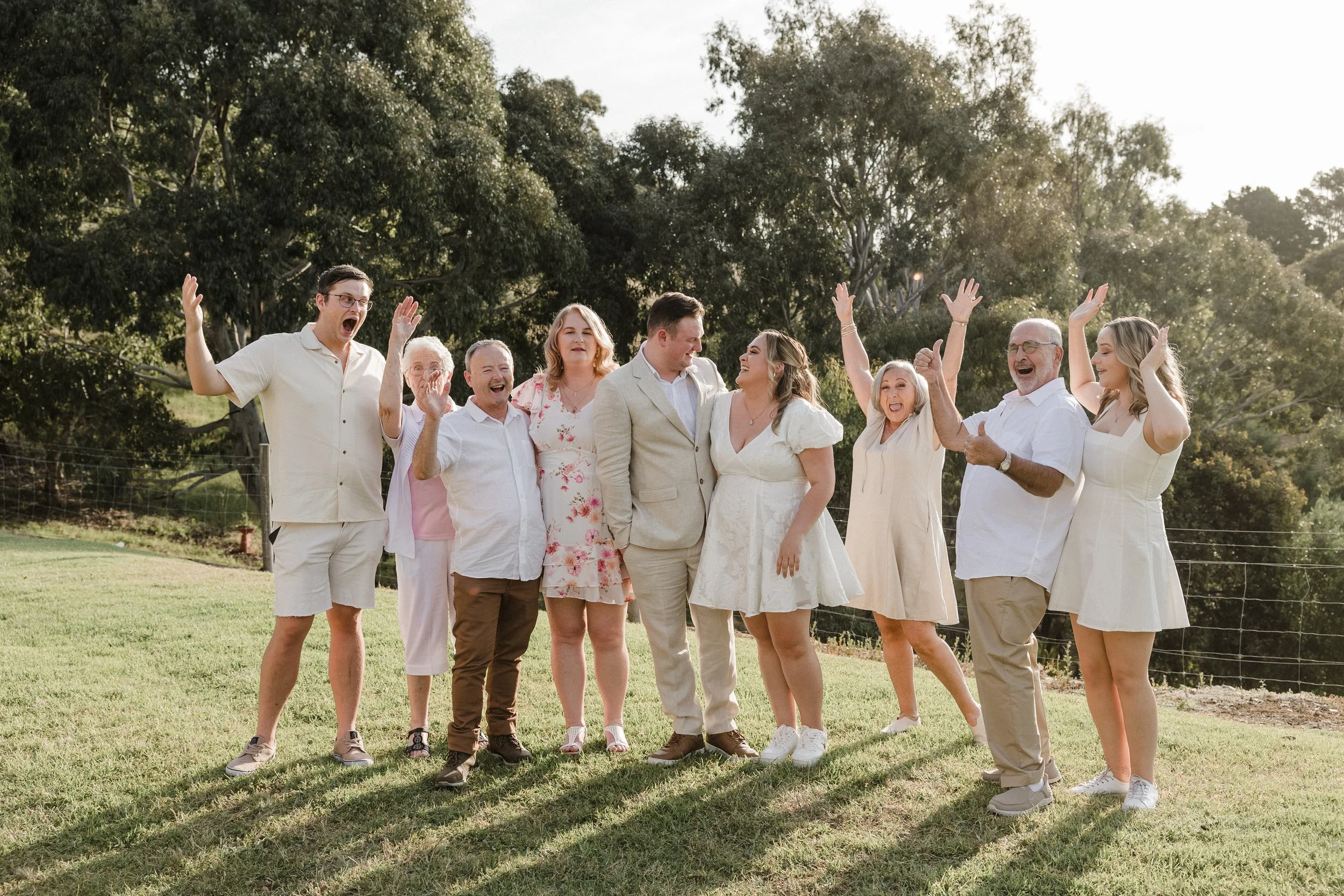 Magnolia Farm Elopement 027 fun group photo at wedding.jpg