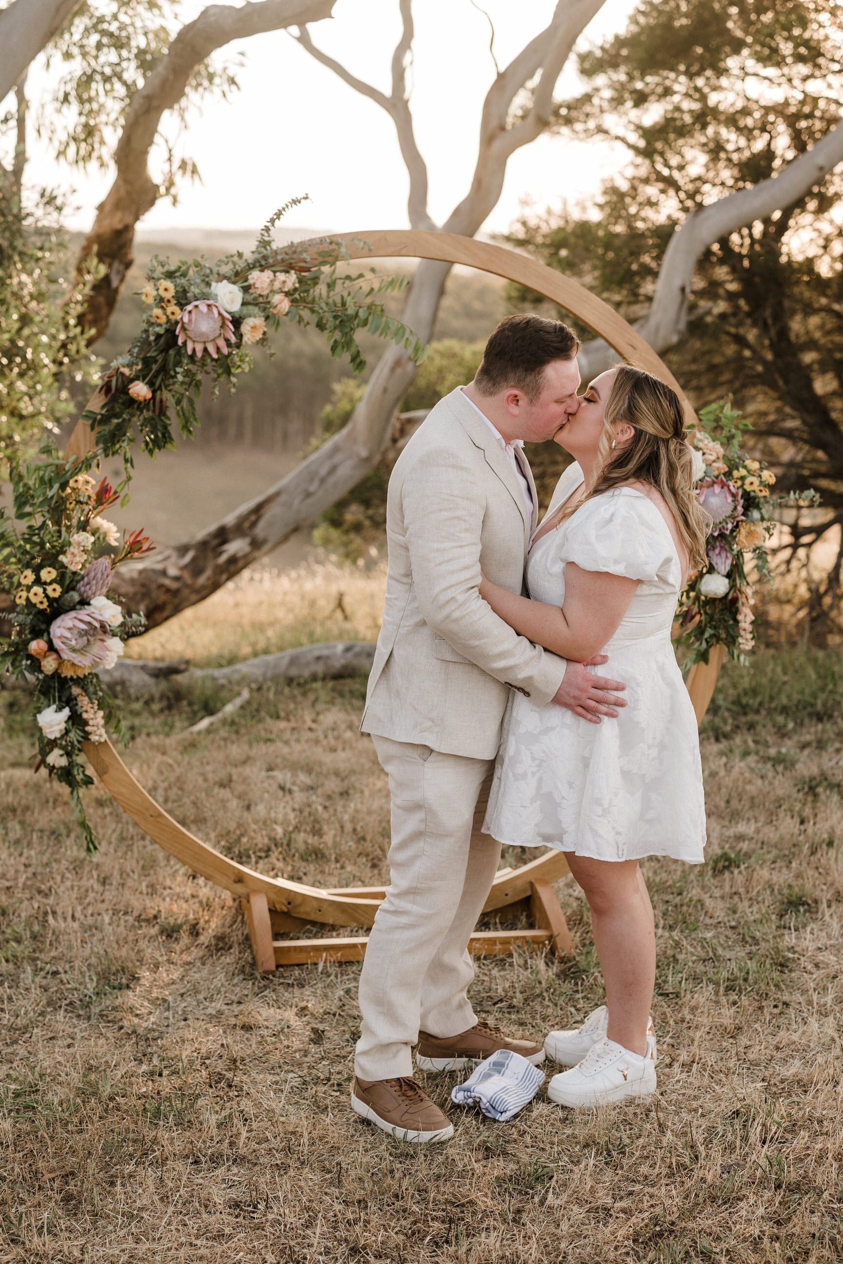 Magnolia Farm Elopement 035 first kiss.jpg