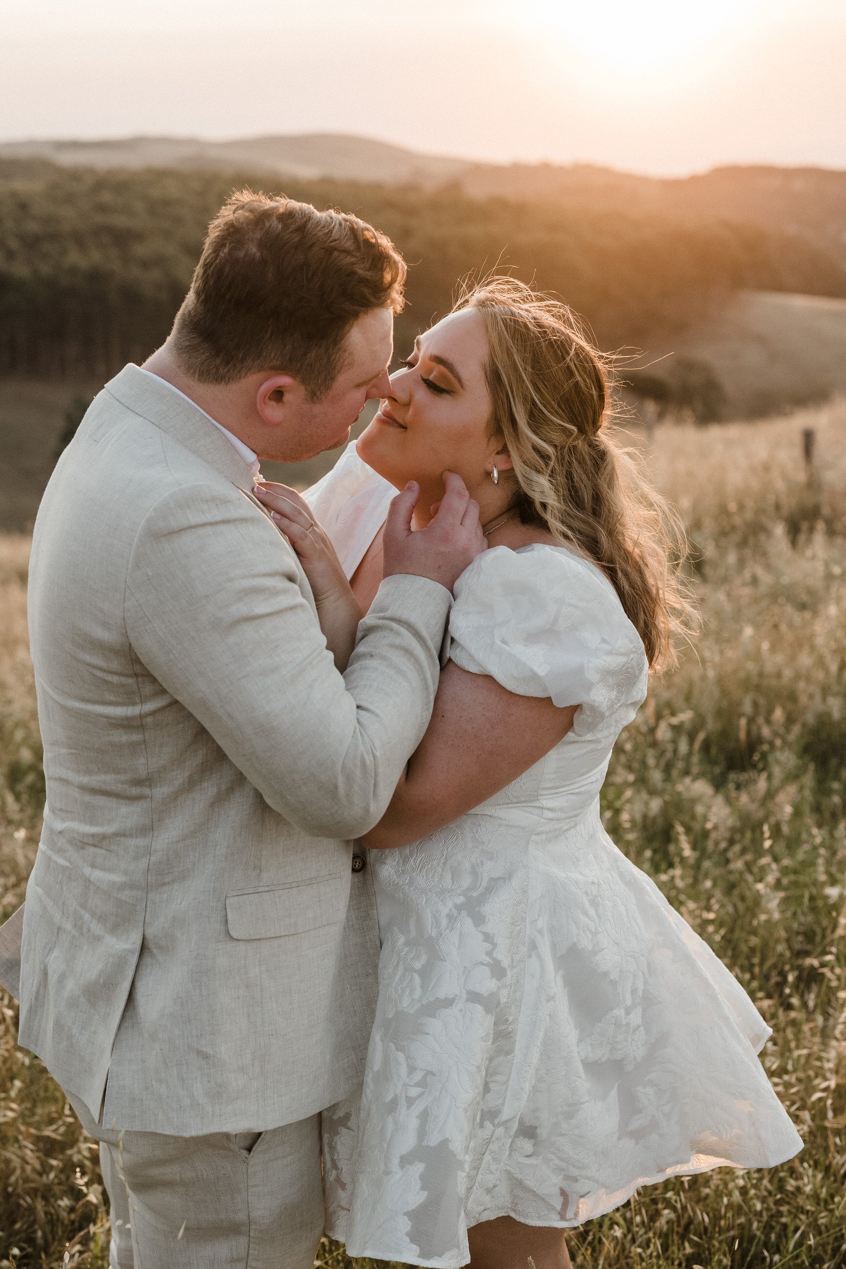 Magnolia Farm Elopement 050 intimate and cute sunset portrait.jpg