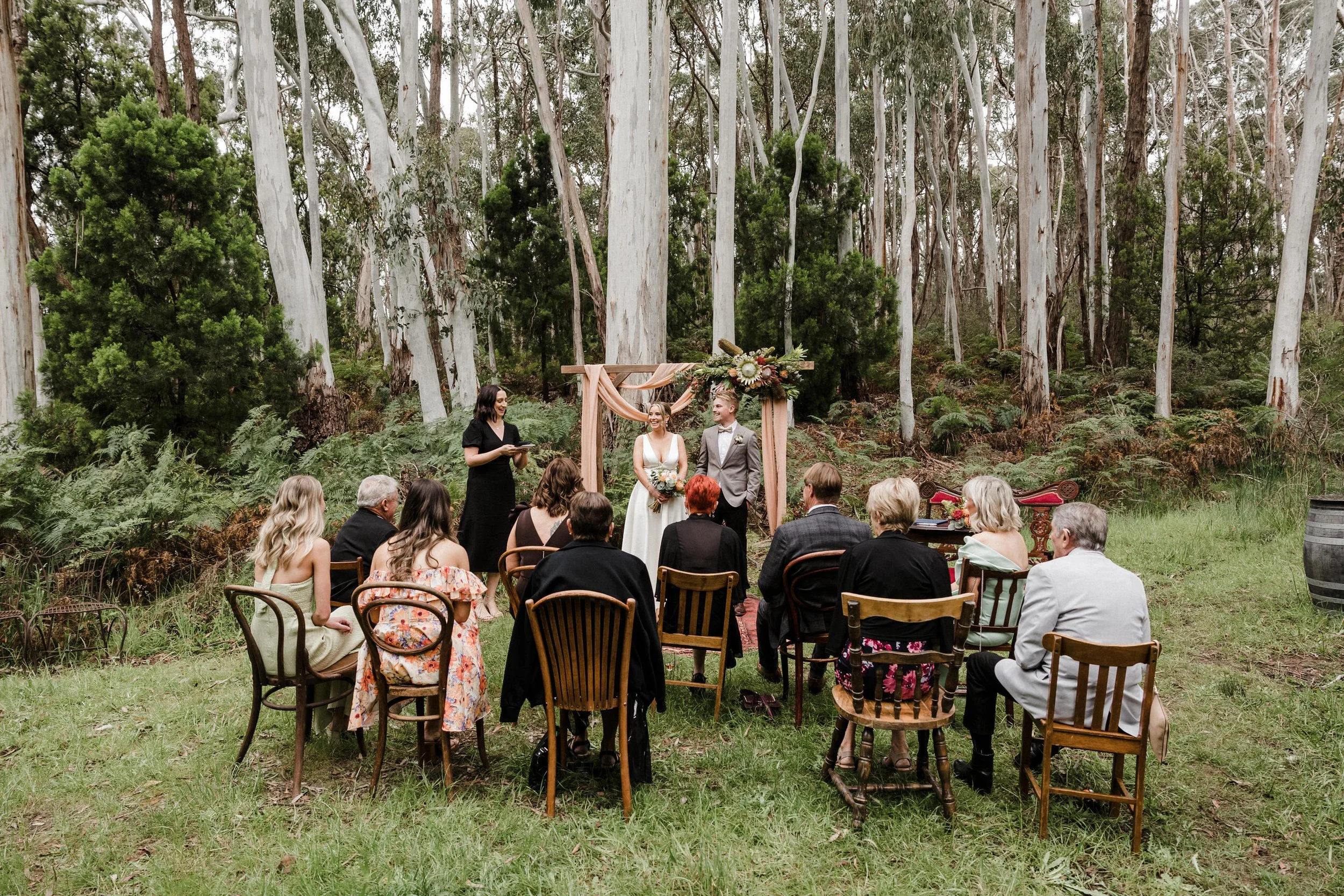 Intimate Forest Wedding - Sinclairs Gully Winery 13 ceremony.jpg