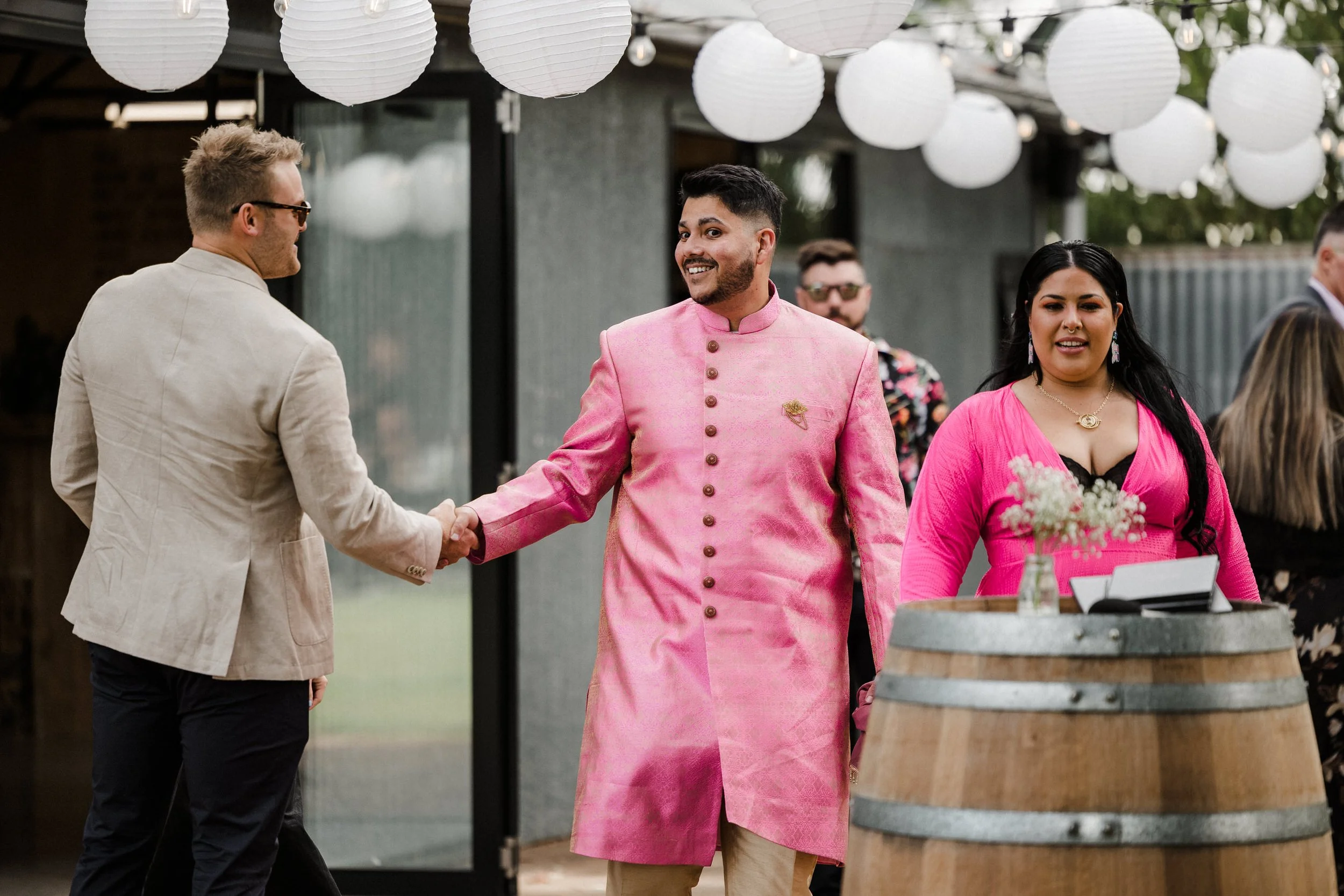 14 Hastwell and Lightfoot Winery Wedding pink sherwani.jpg