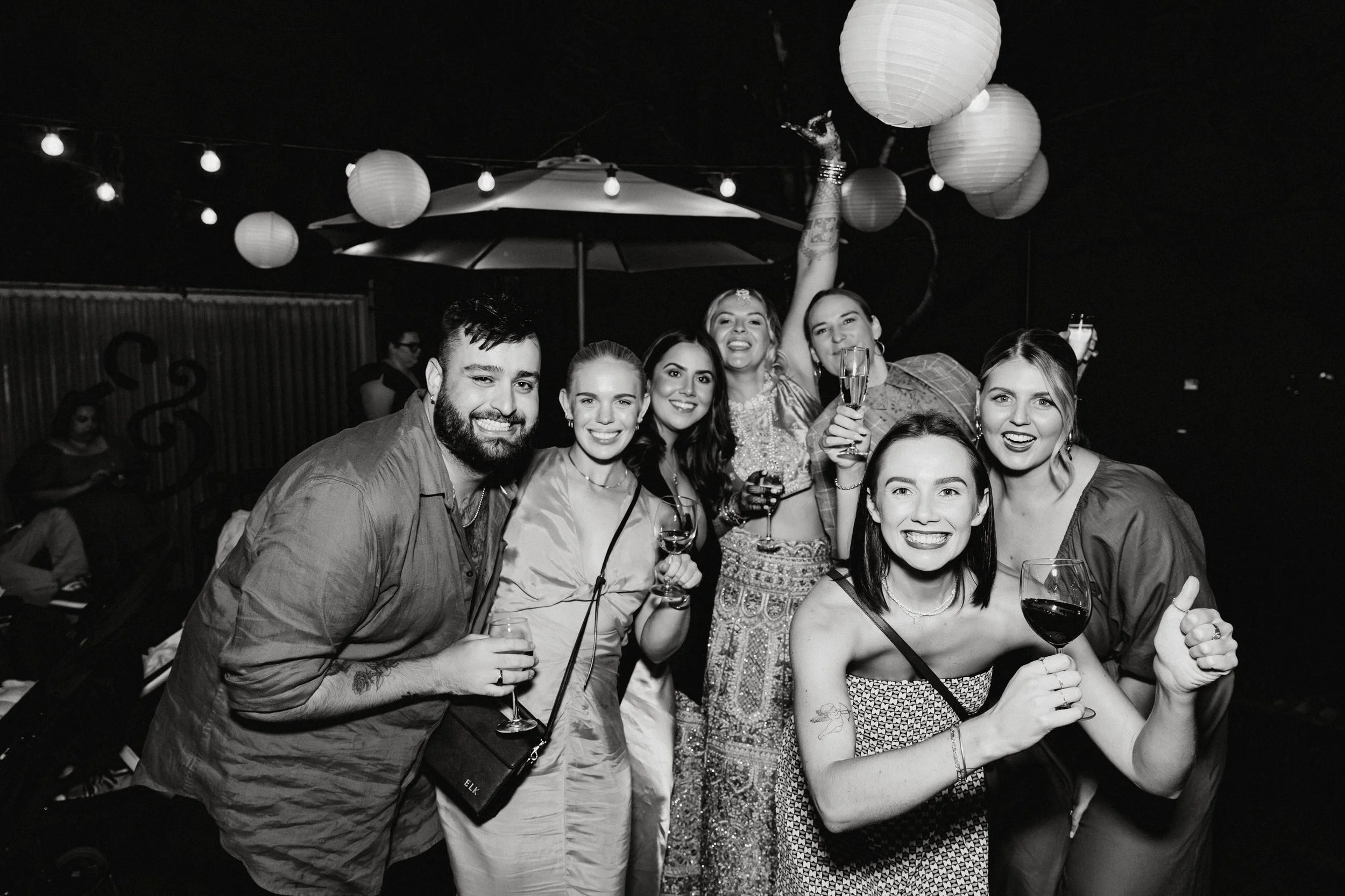 88 Hastwell Lightfoot Winery Wedding Reception guest group fun.jpg