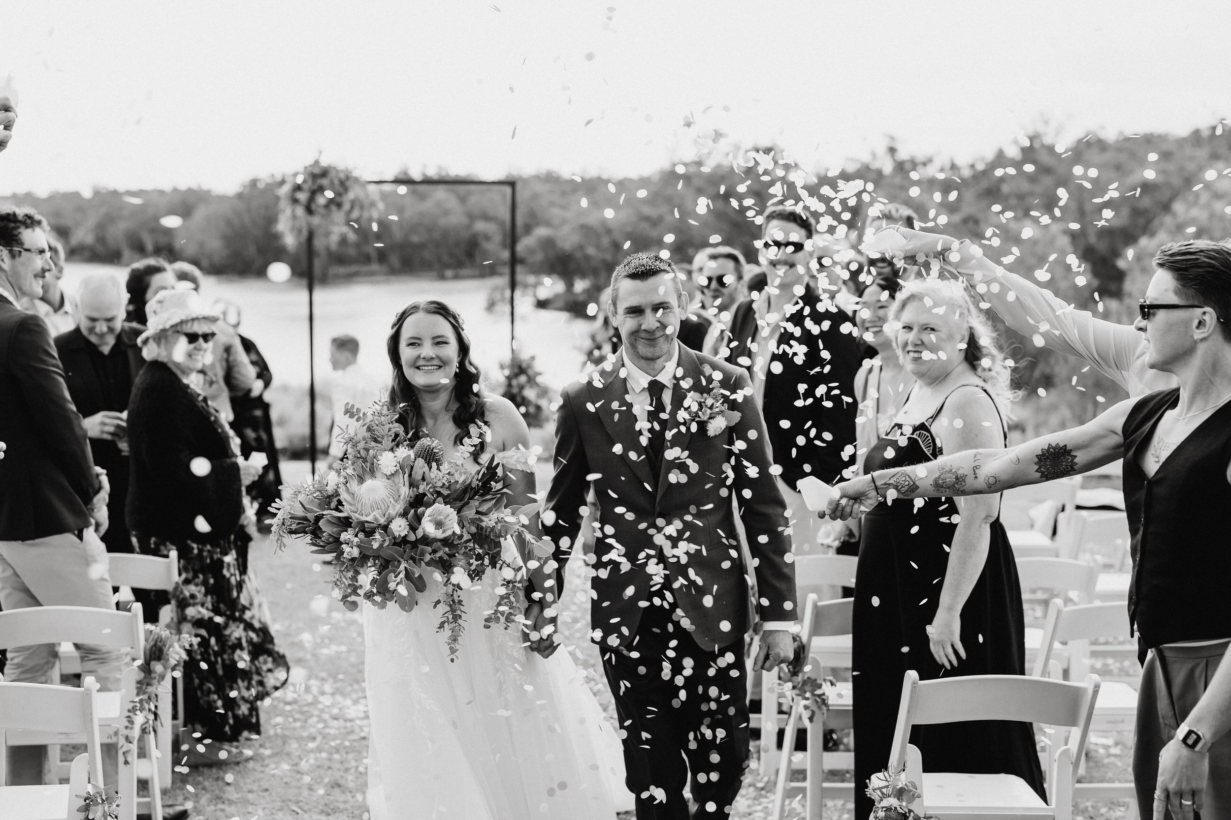Emily &amp; Nathan’s Laidback Templeton on Murray Wedding