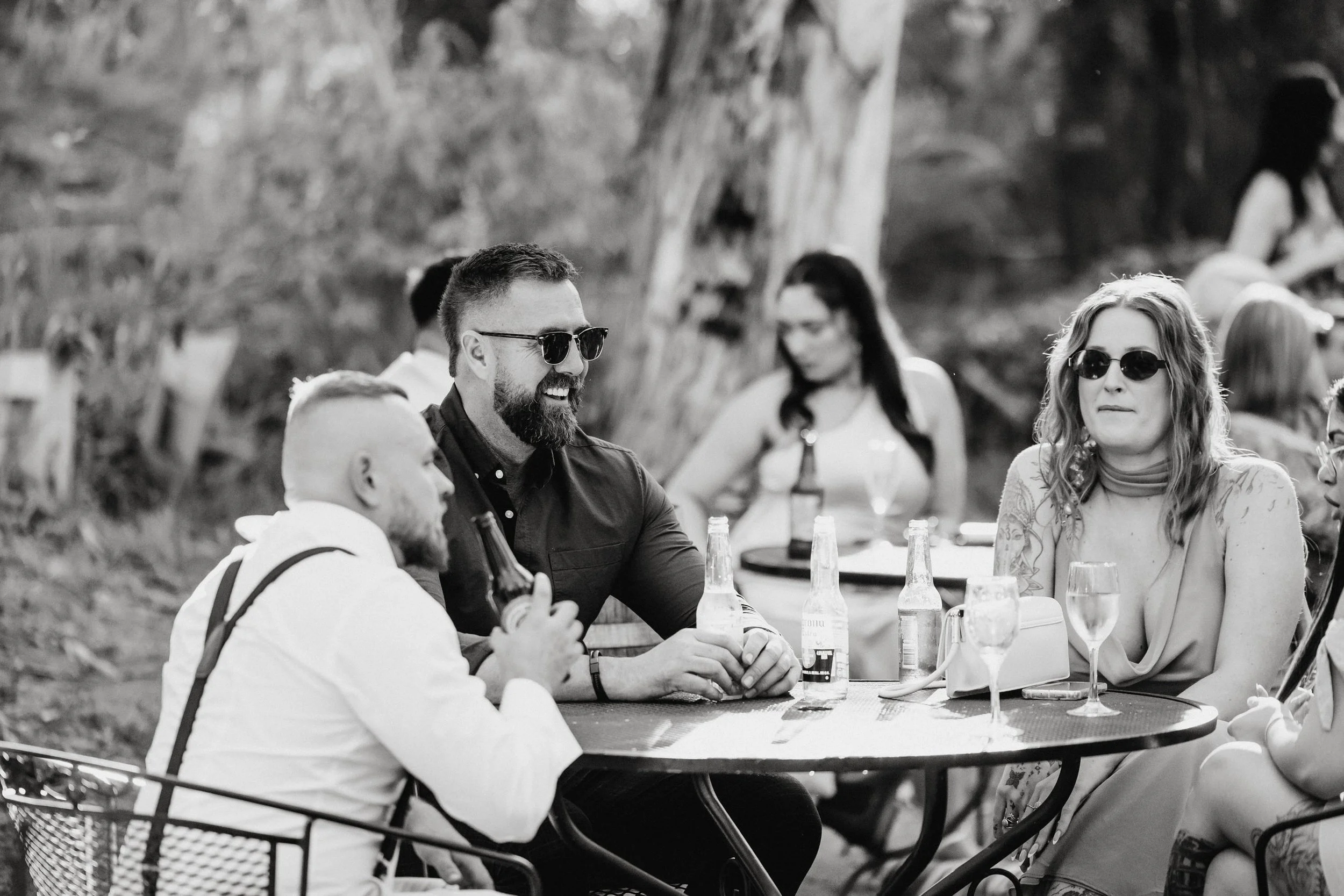 69 Sinclairs Gully Wedding Reception guest candid.jpg