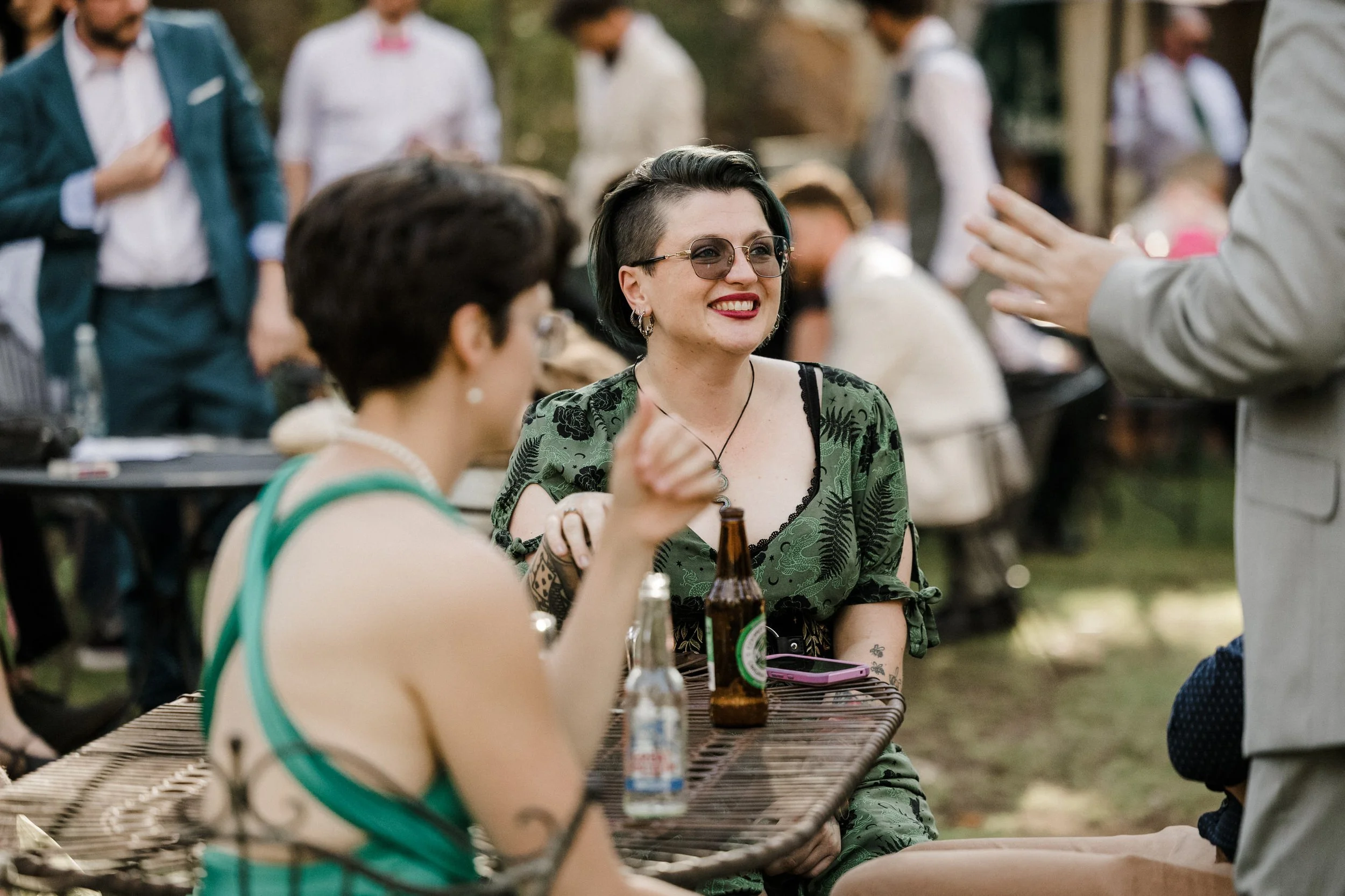 70 Sinclairs Gully Wedding Reception guest candid.jpg