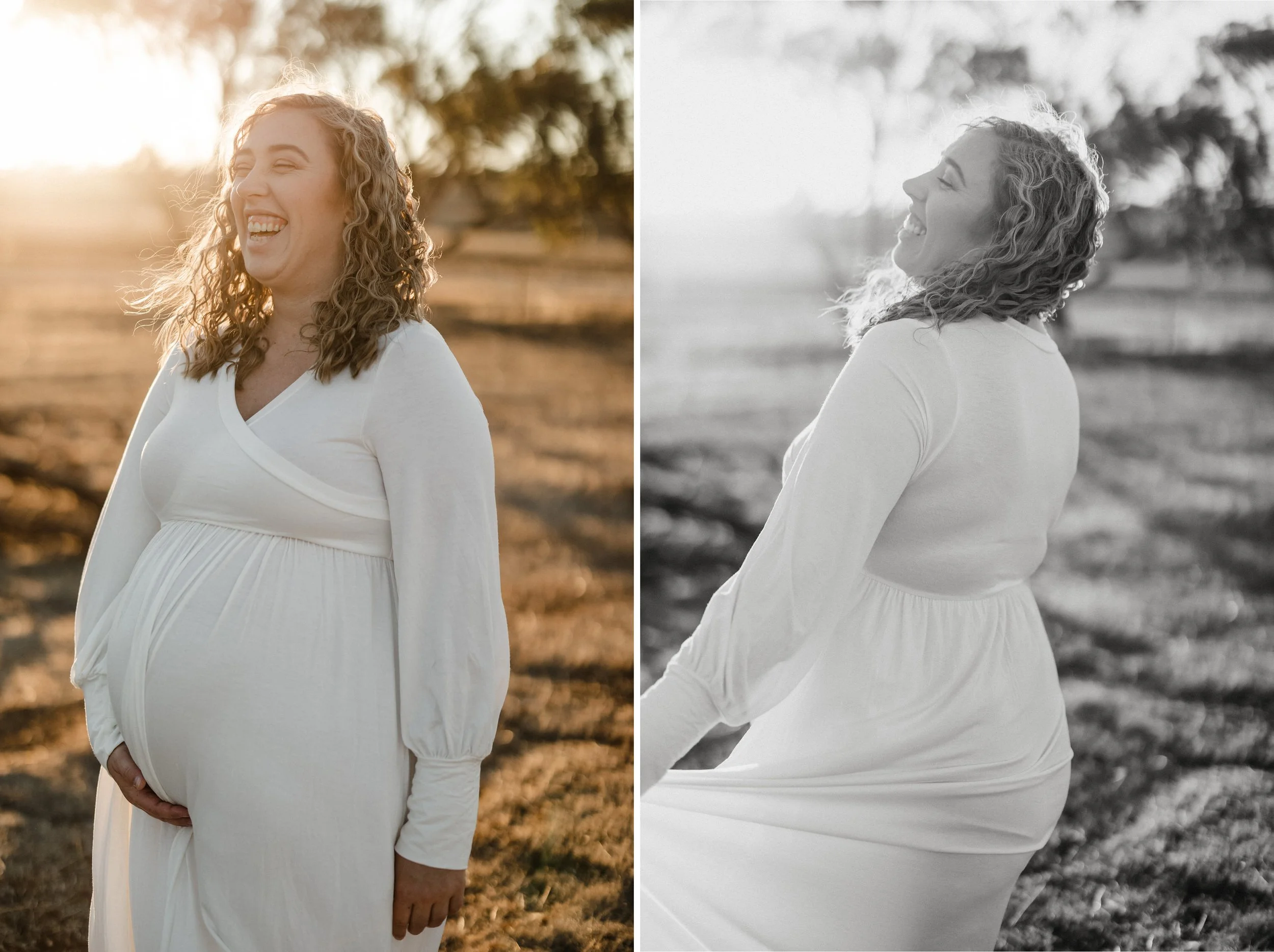21 Auburn Clare Valley Farm Maternity Portraits in a paddock.jpg