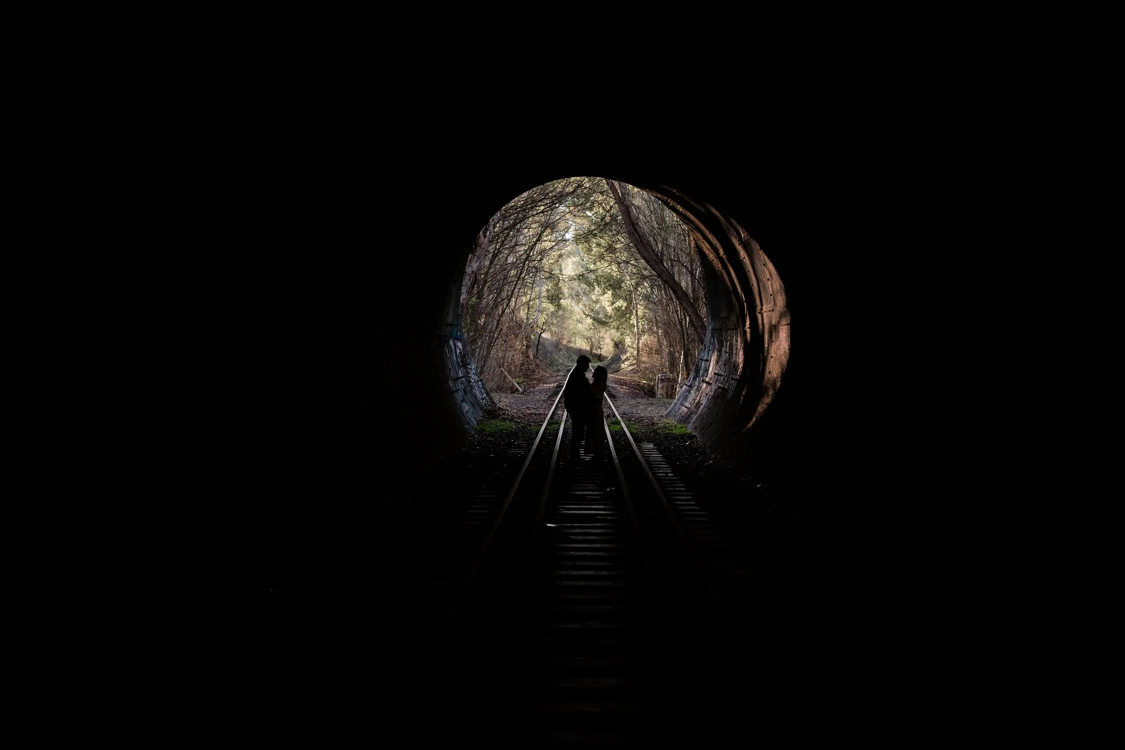 04 Mount Barker Train Tunnel Couple portraits.jpg