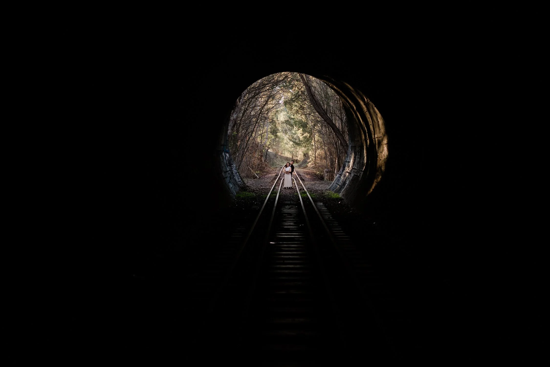 05 Mount Barker Train Tunnel Couple portraits.jpg