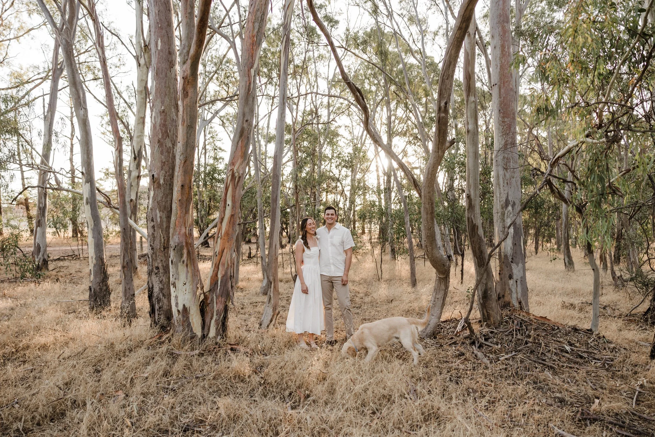 01 The Pines Kapunda engagement portraits with dog.jpg