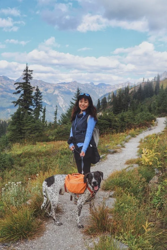 Hiking back to Austin Pass with Sister and Tex 2.jpg