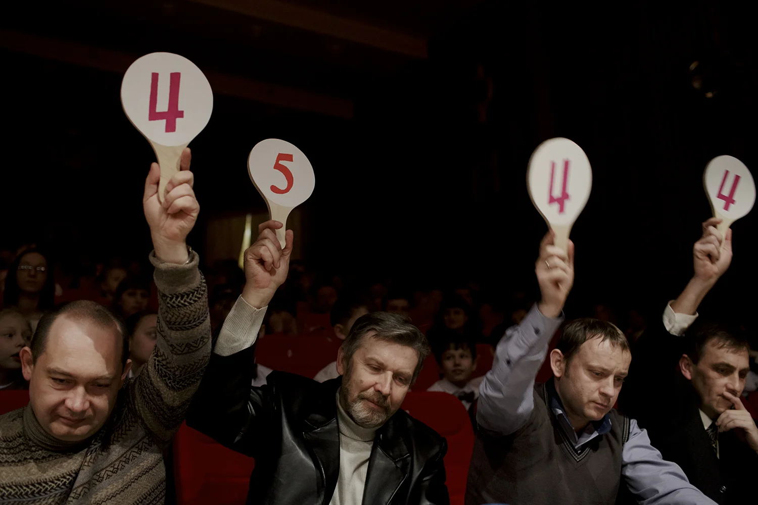     Barentsburg is a male-dominated city, and this year's beauty pageant jury consisted entirely of significant men in the mining town.       