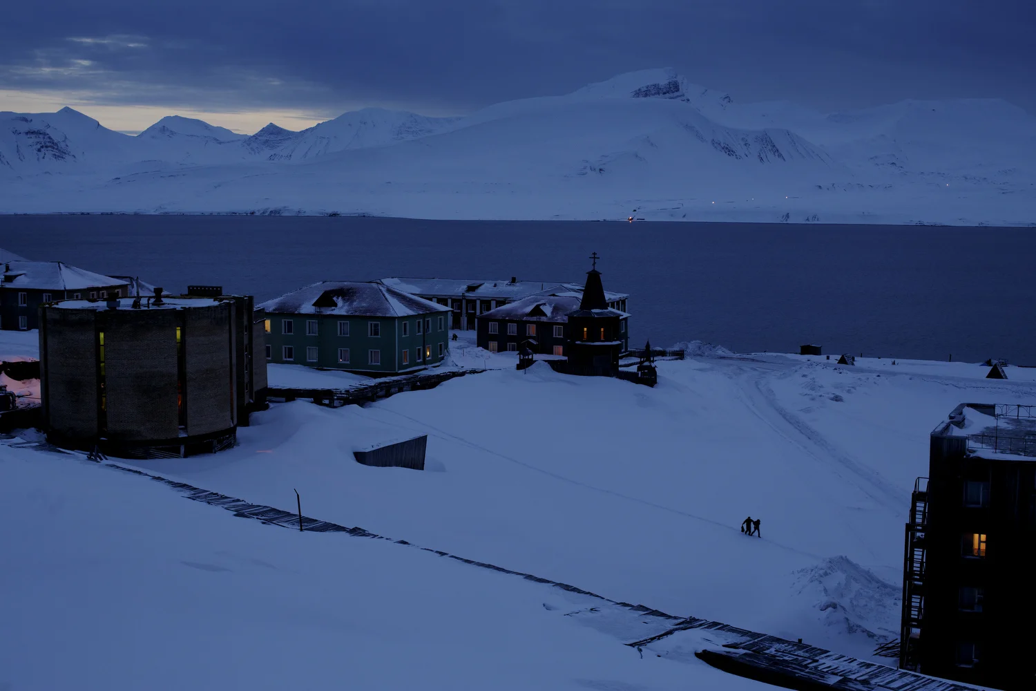 Barentsburg is located at 78 degrees north, halfway between mainland Norway and the North Pole.
