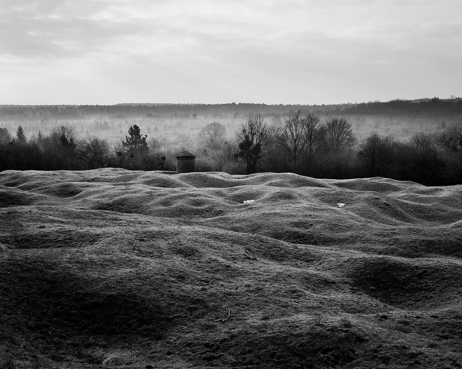 Verdun, France, March 2018: World war 1 trenches.