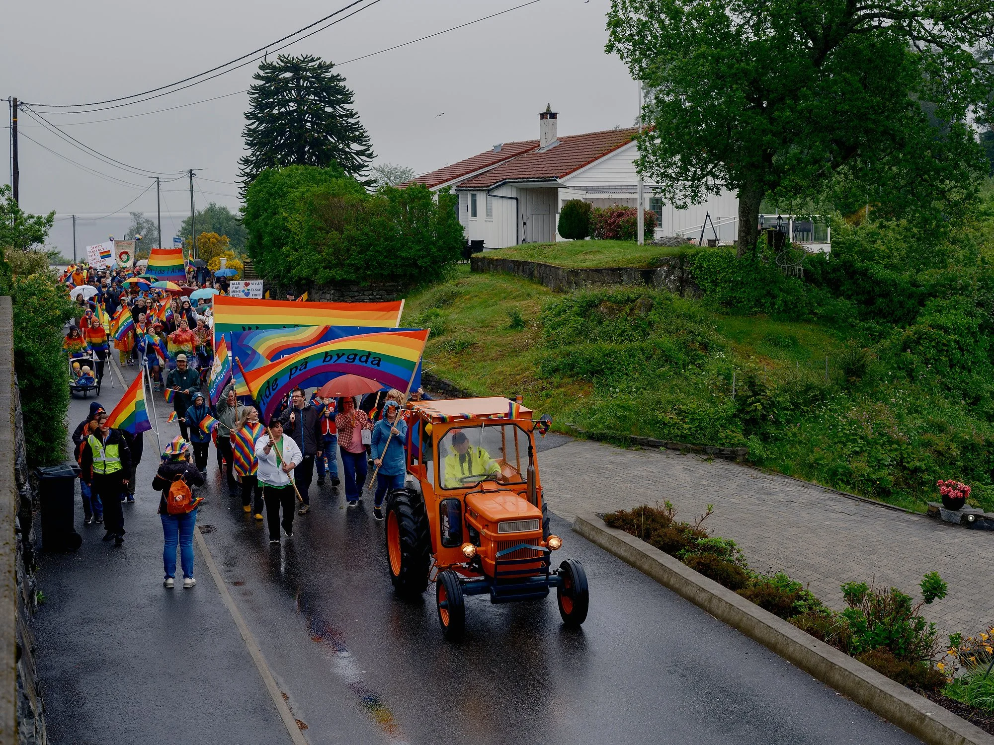   The Pride parade in Alver, June 2026.  