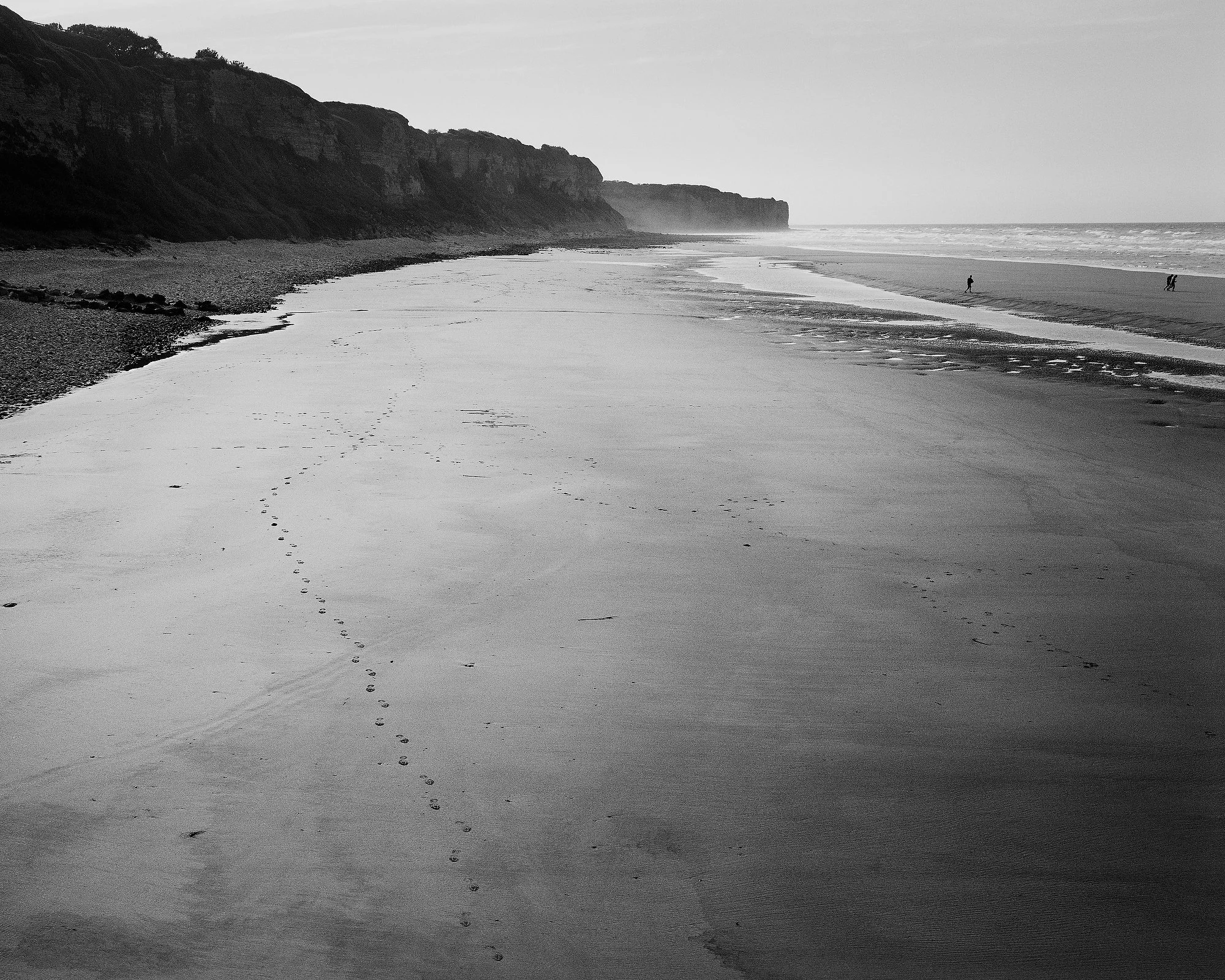   Normandy, France, June 2015: Omaha Beach.  