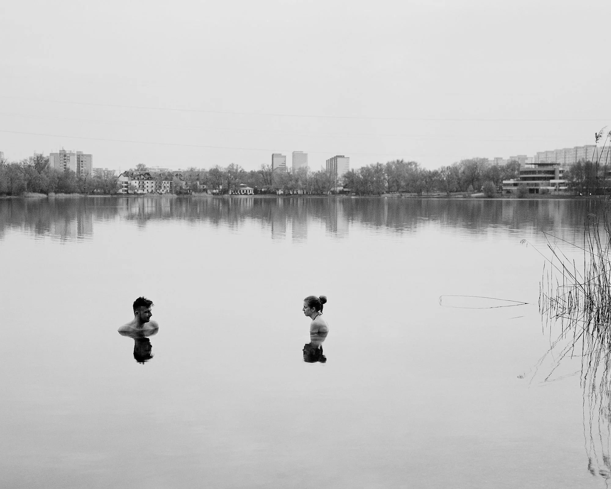   Bratislava, Slovakia, April 2019: Jan and Silvia.  