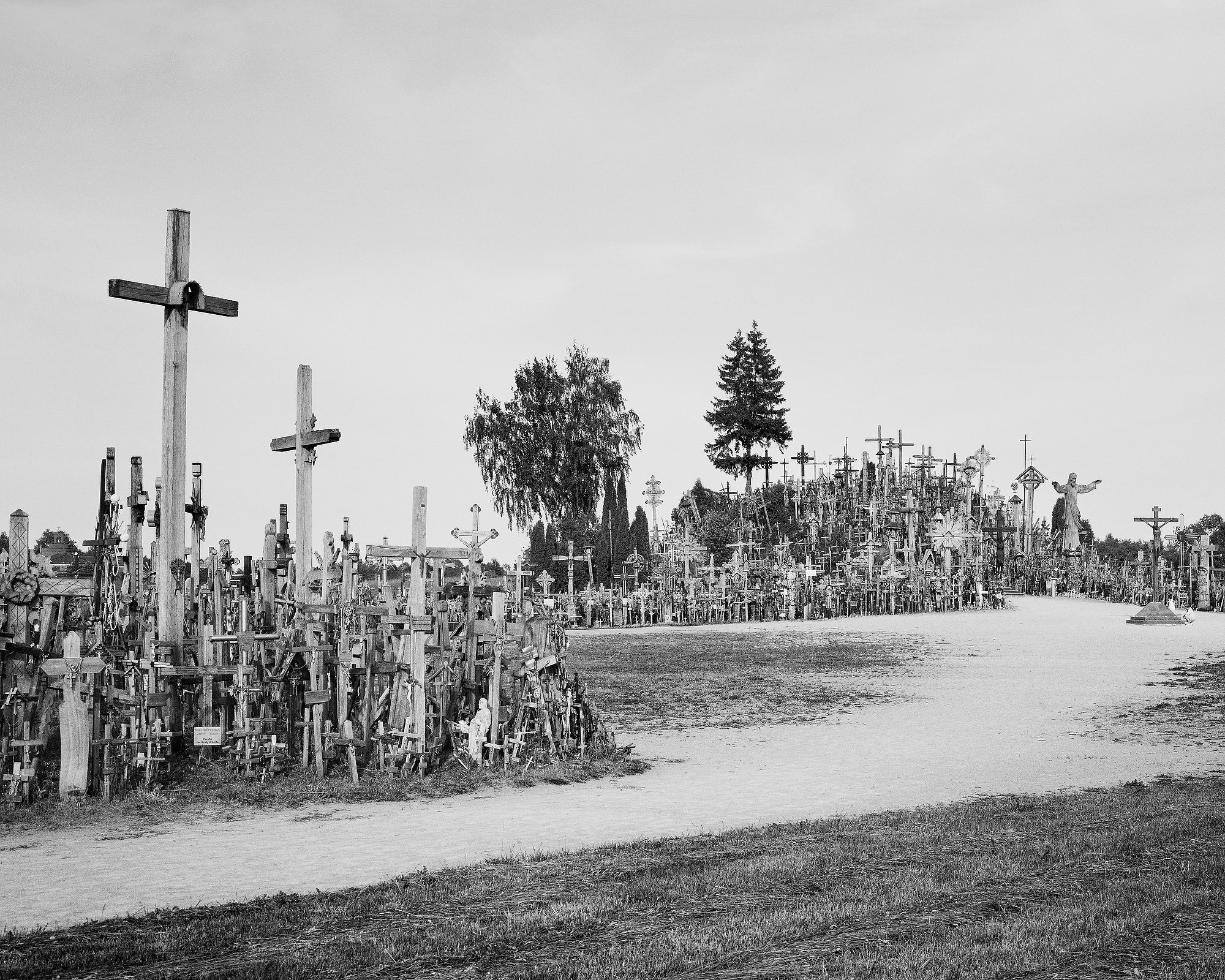   Siauliai, Lithuania, May 2016: Hill of Crosses.   