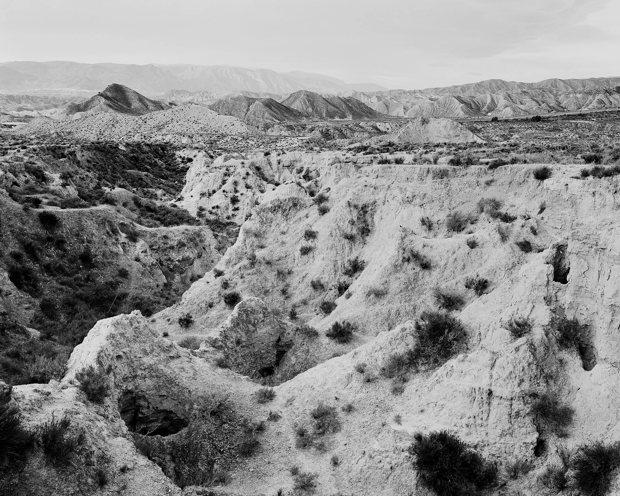   Almeria, Spain, December 2017: The Tabernas Desert.    