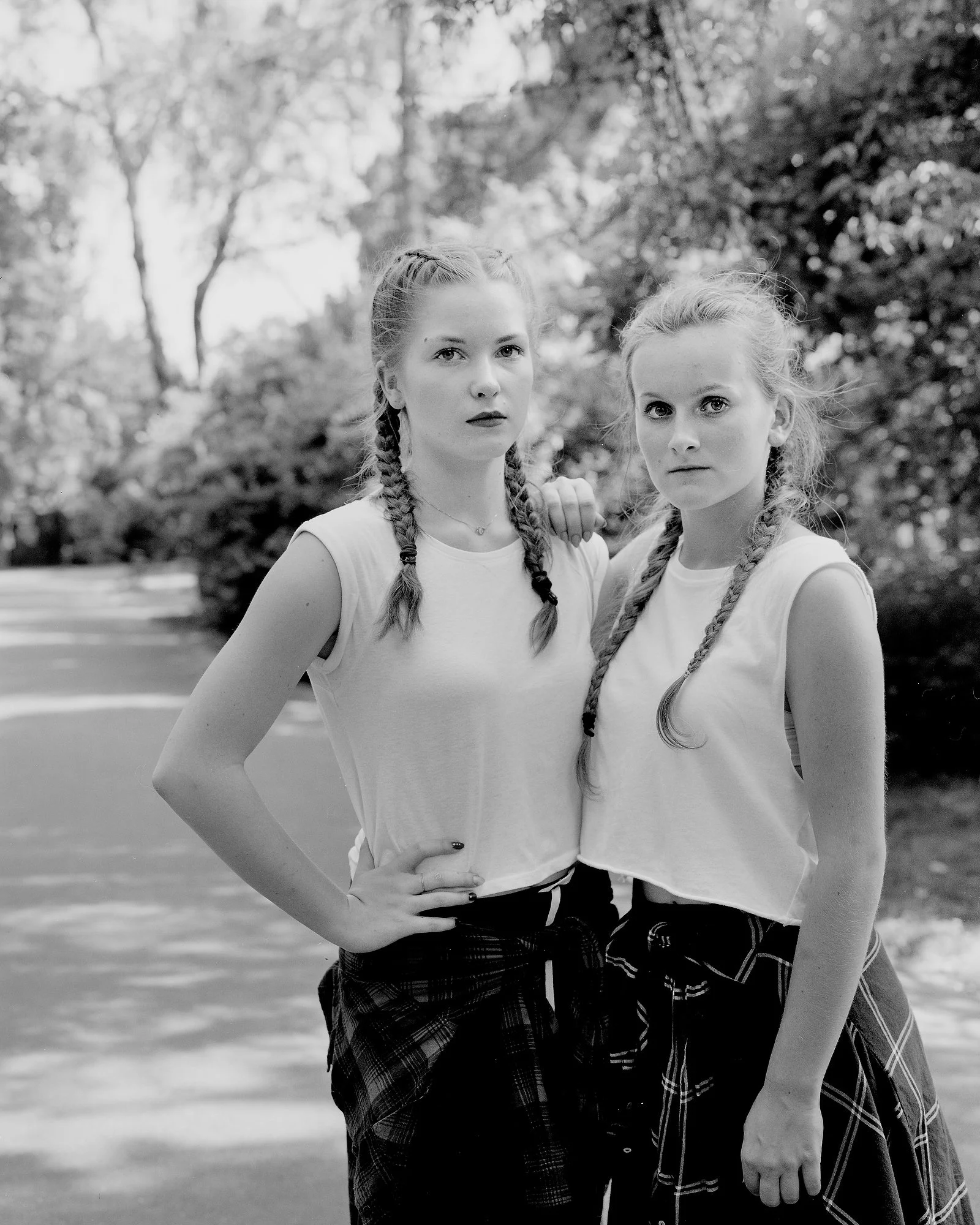   Krakow, Poland, June 2016: Martyna and Klaudia.   