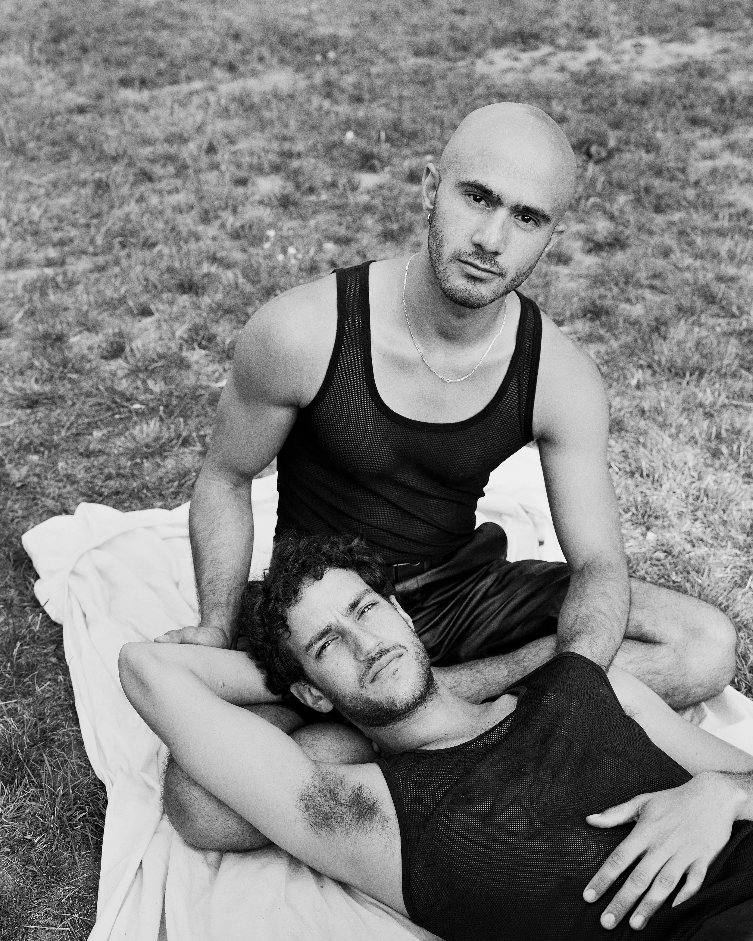   Berlin, Germany, June 2019: Raymond and Ran.   