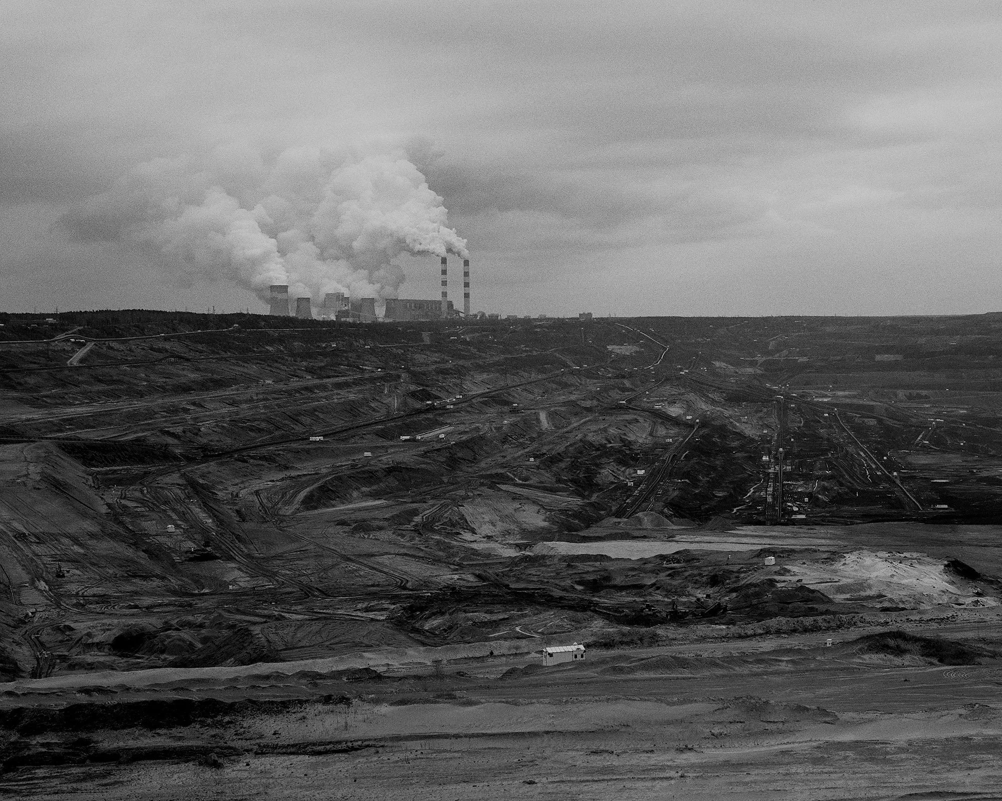   Belchatow, Poland, April 2015:. Coal fired power plant.   