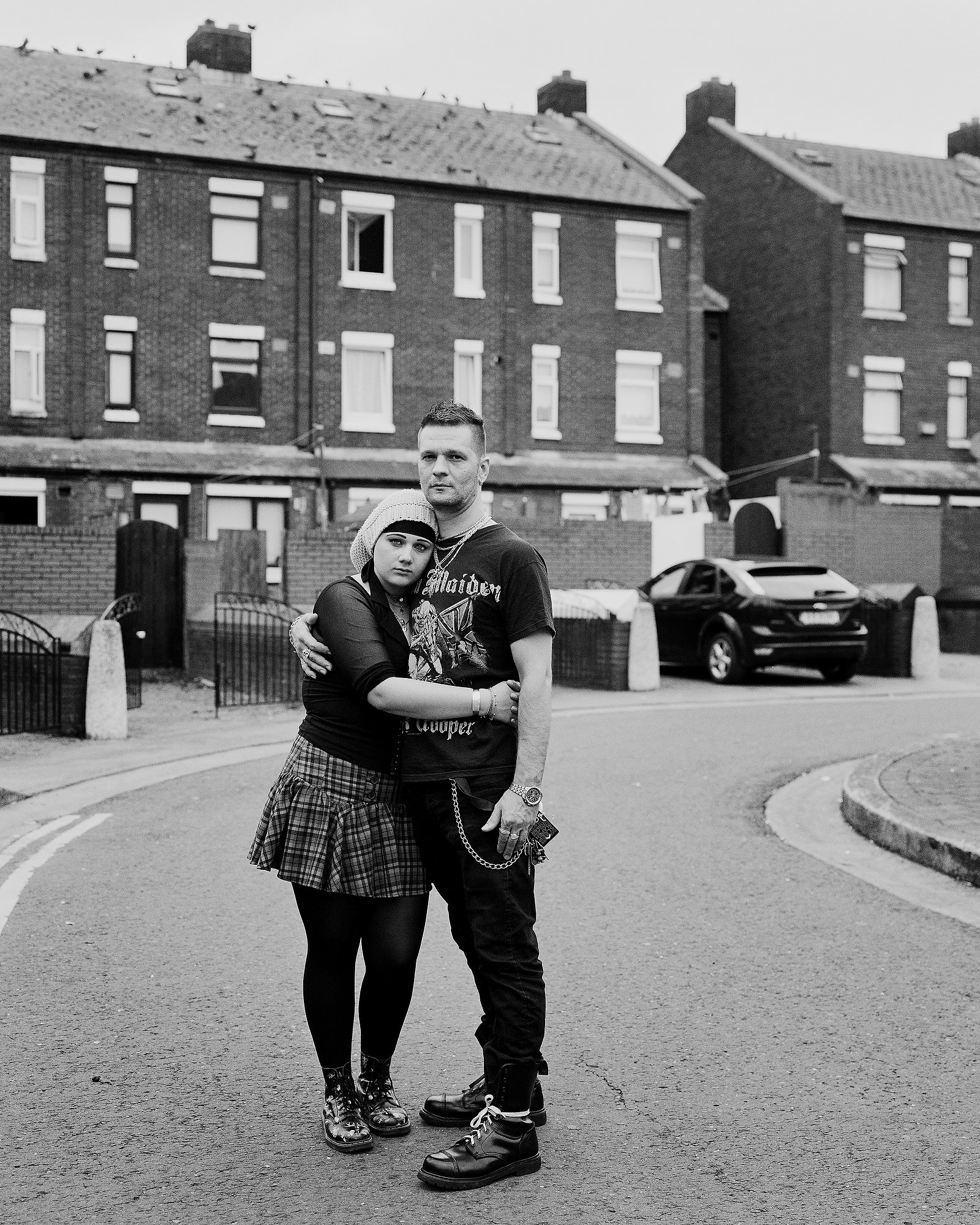   Dublin, Ireland, August 2017: Ophelia and Mihaly.   