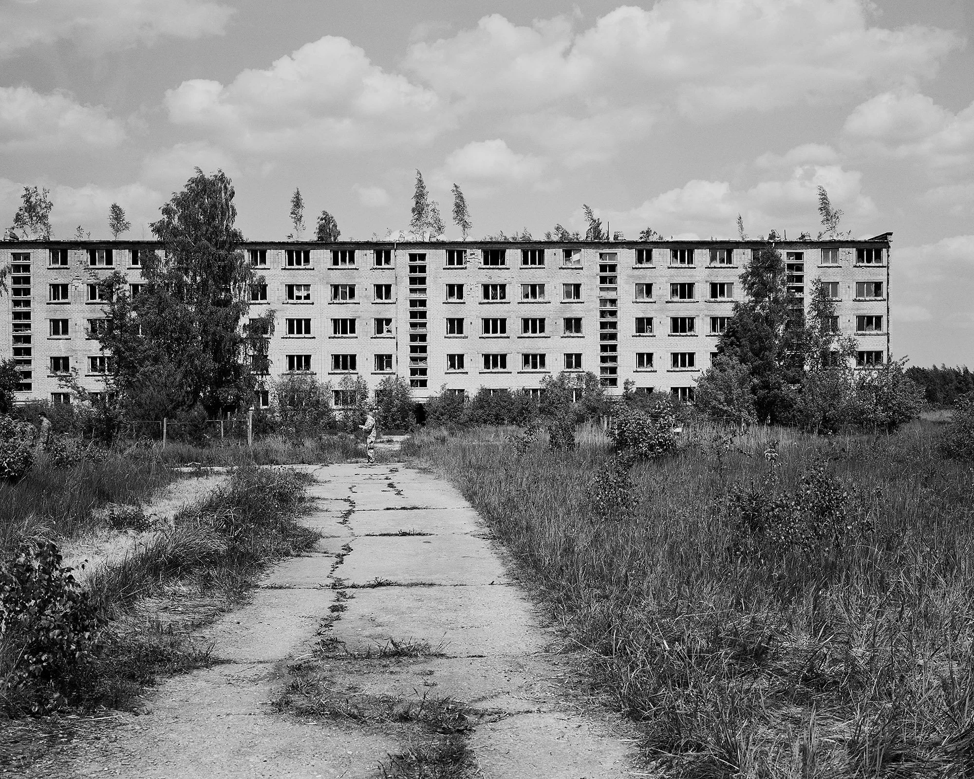   Skrunda, Latvia, June 2016: Skrunda-1, former Soviet military base.  