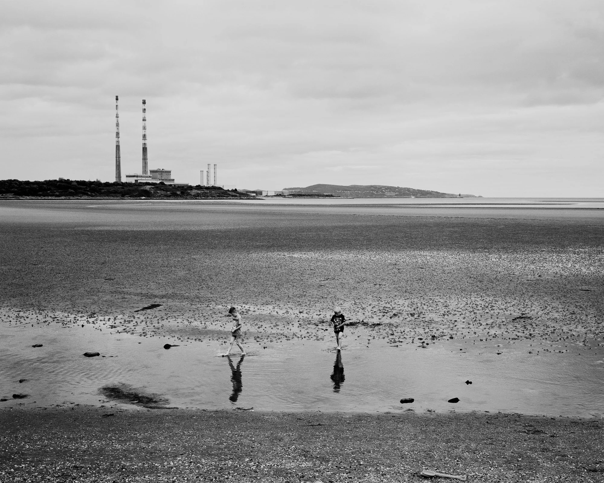   Dublin, Ireland, August 2017: Sandymount.   