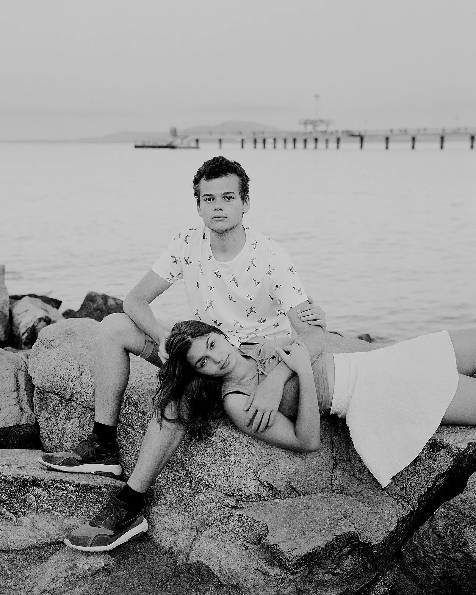   Burgas, Bulgaria, June 2019: Konstantin and Yoana.  