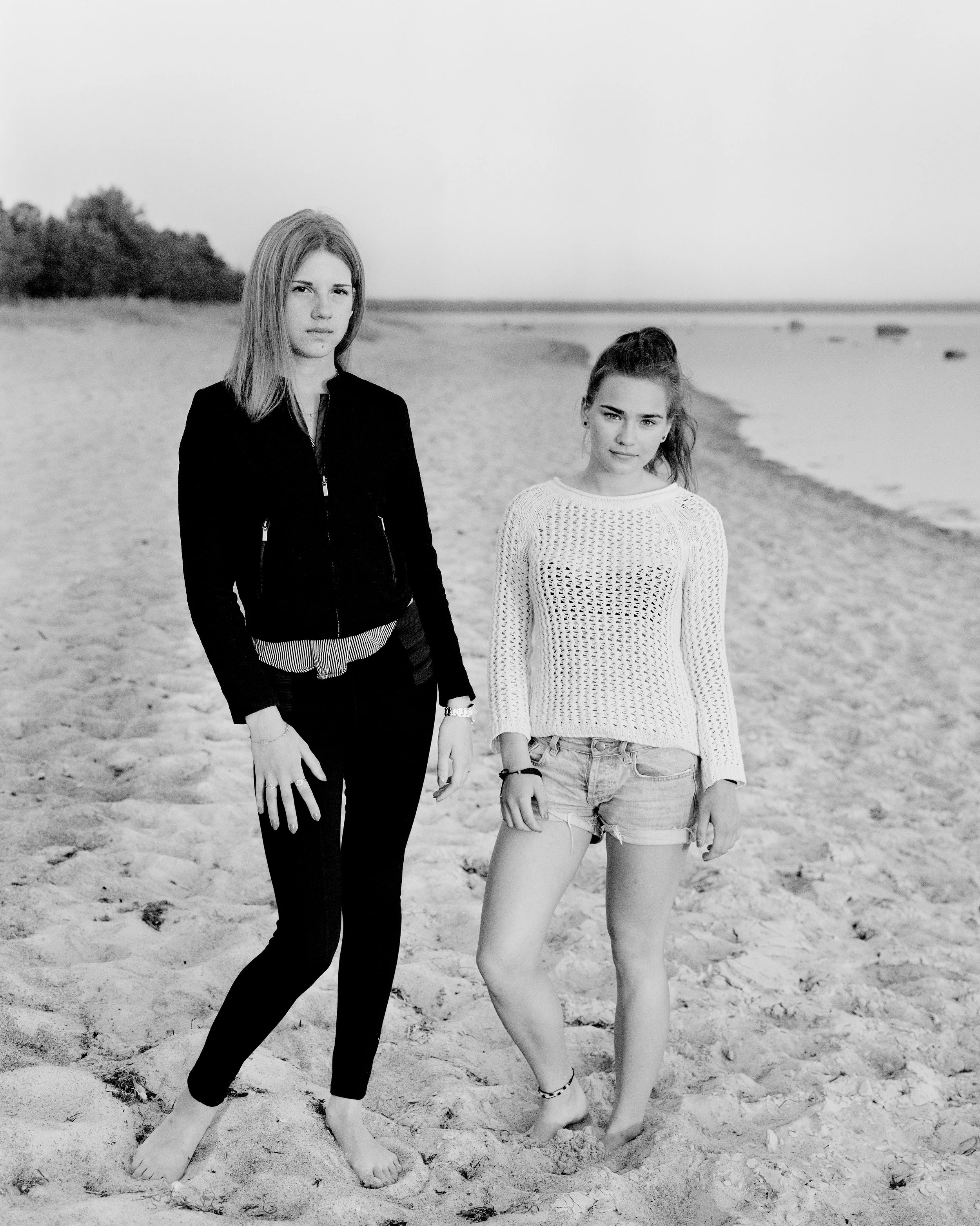   Laulasmaa, Estonia, May 2016: Merita and Tiare.   