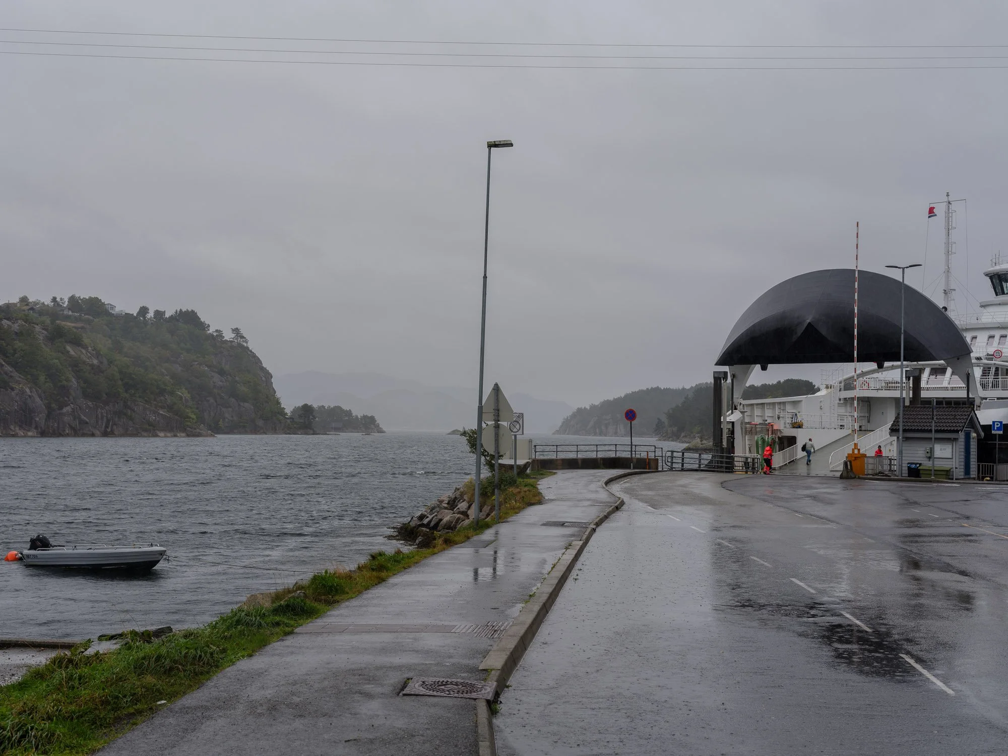  2026-09-12 - Krokeide ferry quay.   