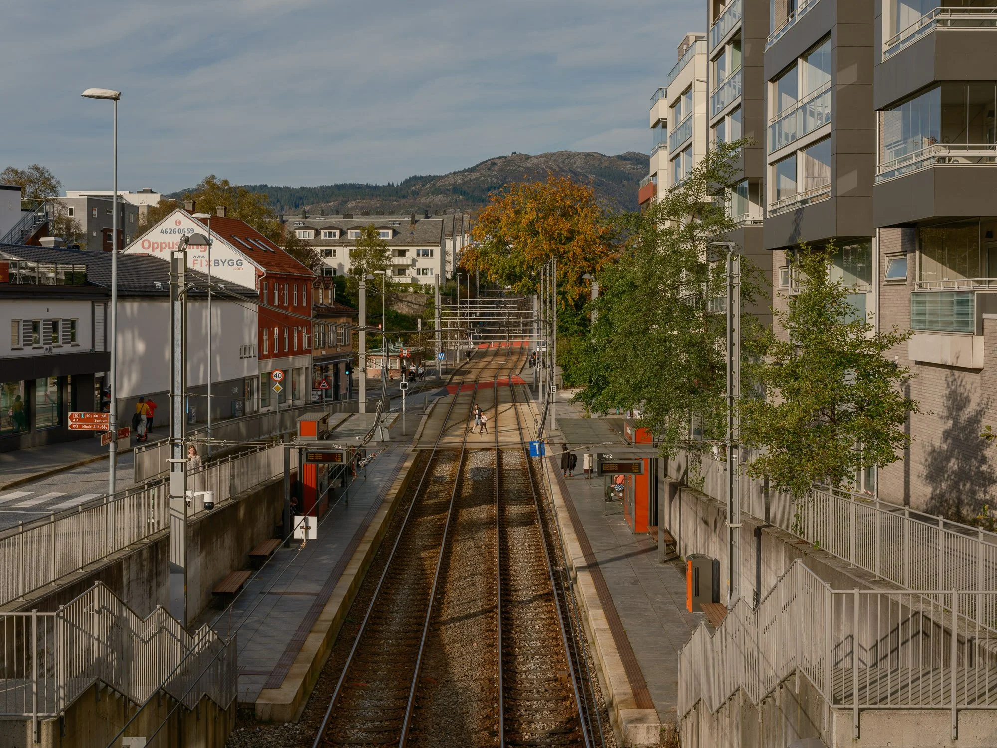  2026-09-30 - Wergeland light rail station. 