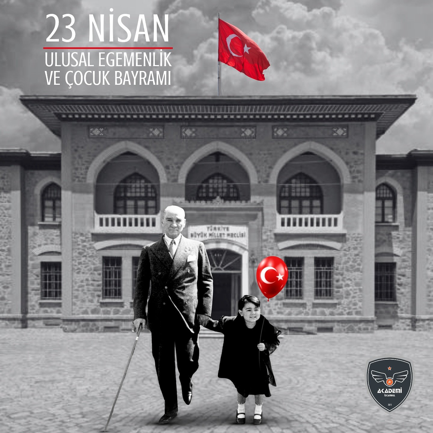 T&uuml;rkiye B&uuml;y&uuml;k Millet Meclisimizin 105. yıld&ouml;n&uuml;m&uuml;n&uuml; ve 23 Nisan Ulusal Egemenlik ve &Ccedil;ocuk Bayramı&rsquo;nı kutluyor; bu anlamlı g&uuml;n&uuml; umut dolu geleceğimiz olan &ccedil;ocuklara armağan eden Gazi Must
