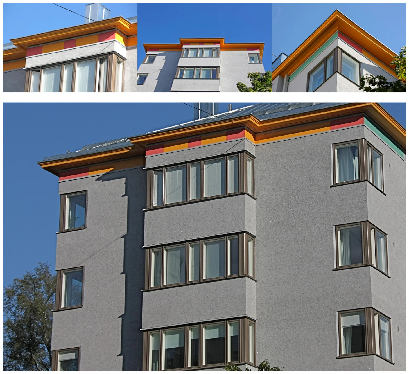 "HATTUNAUHA" Materials: Painted concrete and painted wood
