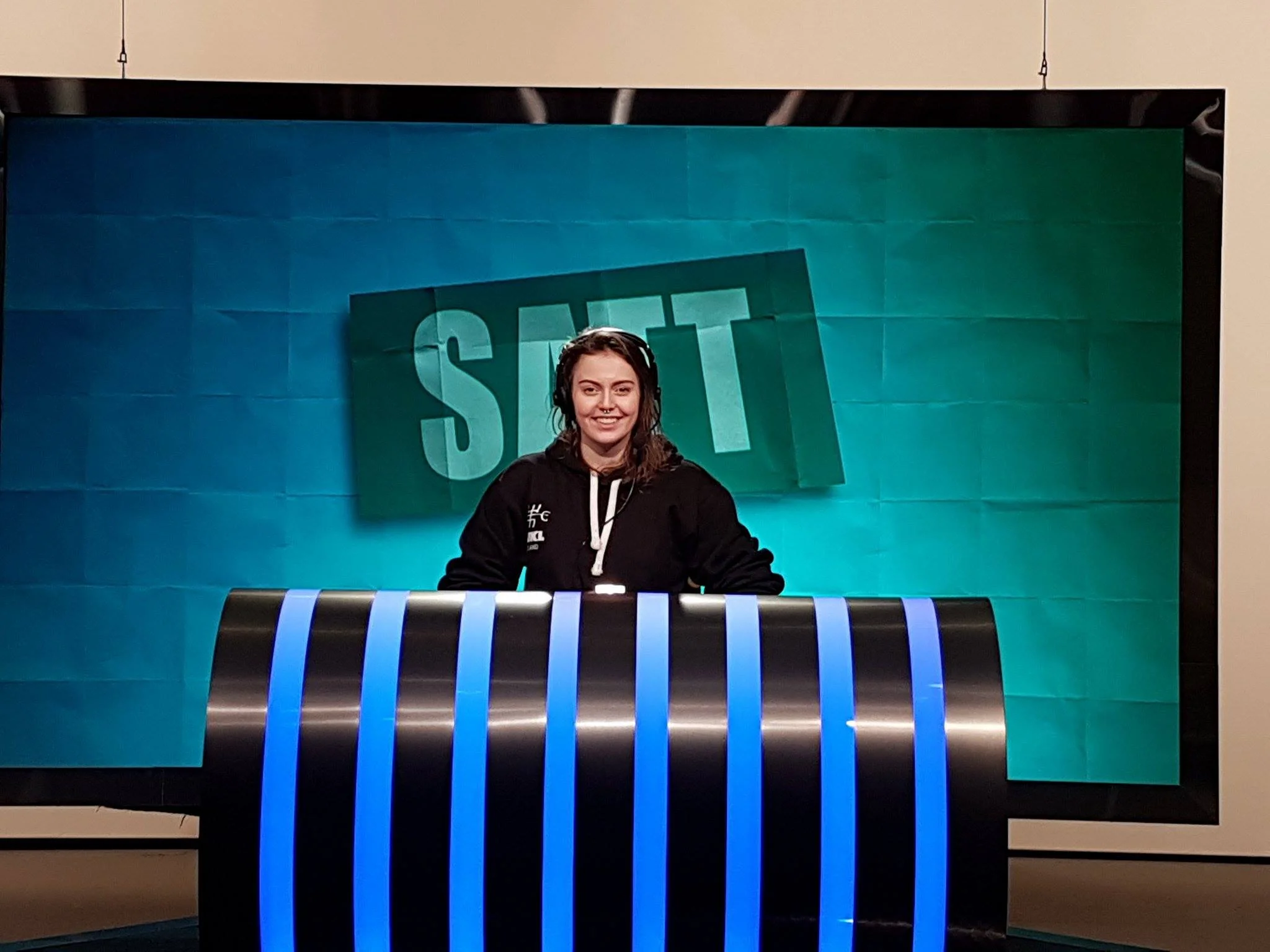 Sitting in for the host, Logi Bergmann
