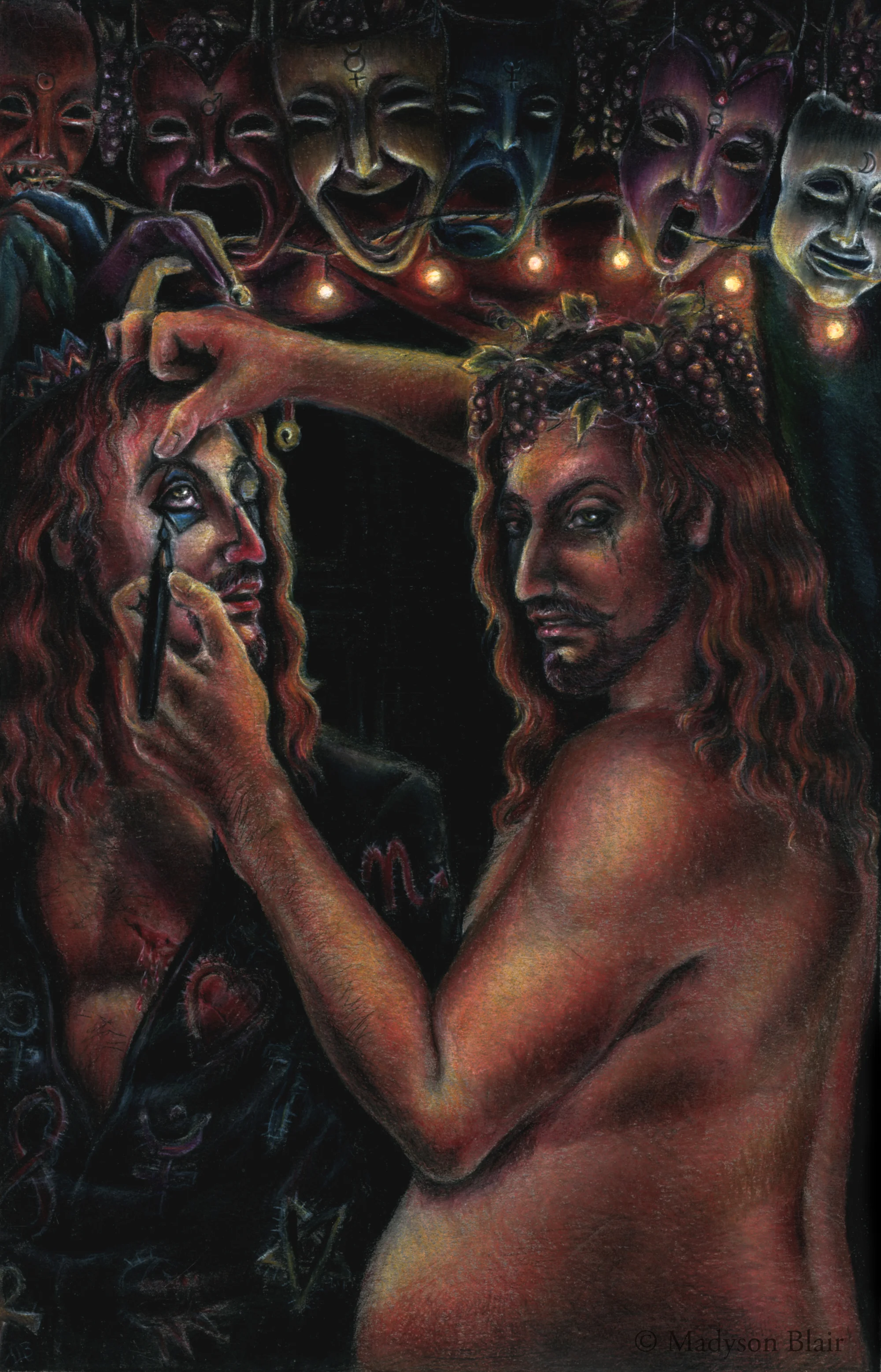 'Love Me' --A portrait of Alastair meant to capture some of the deepest aspects of his archetype and psychology.