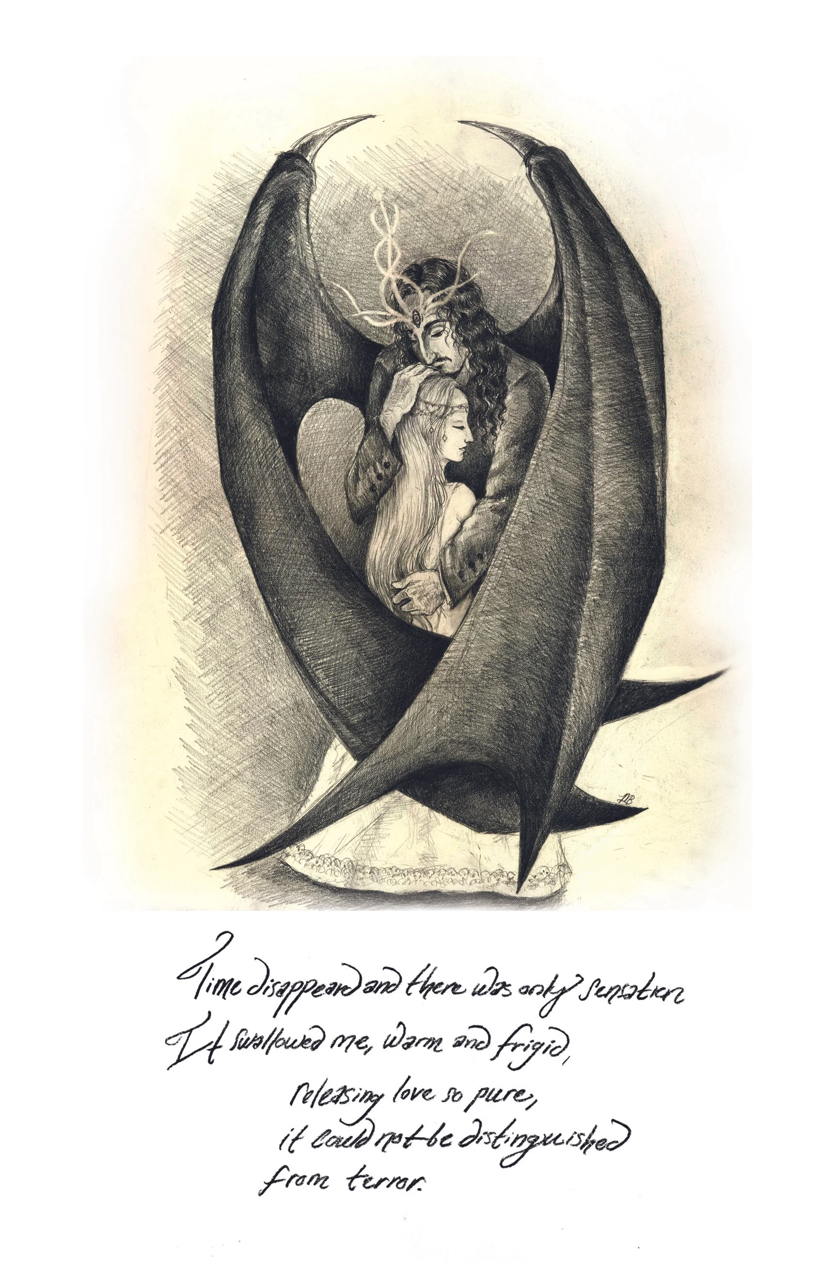 'Time disappeared and there was only sensation. It swallowed me, warm and frigid, releasing love so pure it could not be distinguished from terror.'