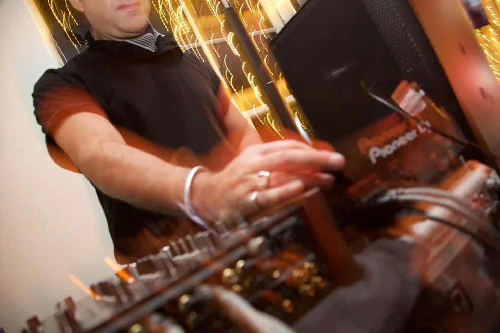 DJ at Insights Reception