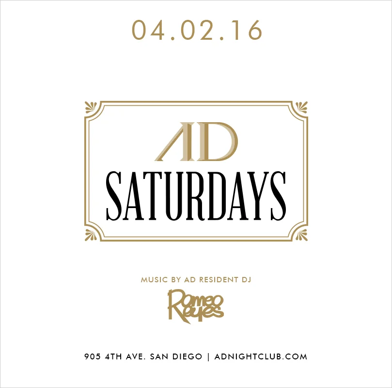 Saturday April 2nd