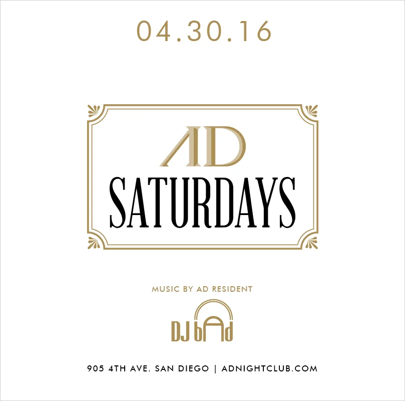 Saturday April 30th