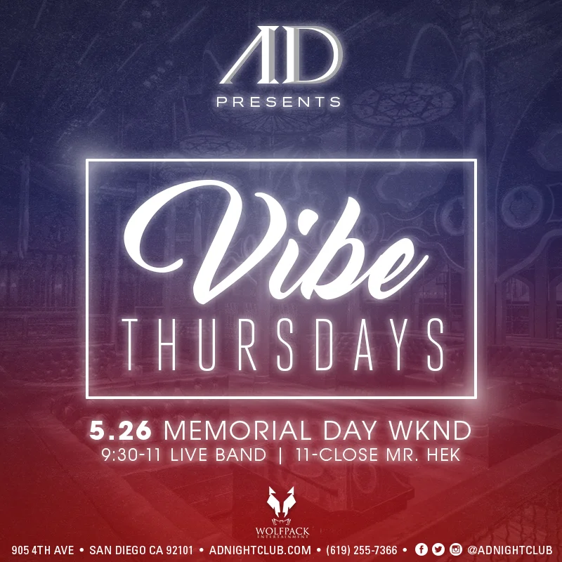 Thursday May 26th