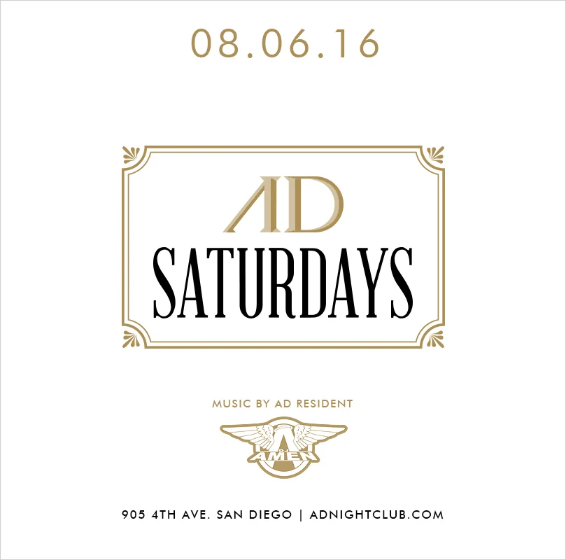 Saturday August 6th