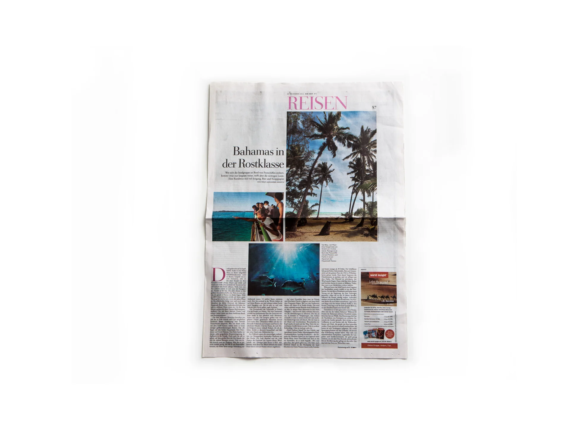 Cover Story for Die Zeit Travel Section