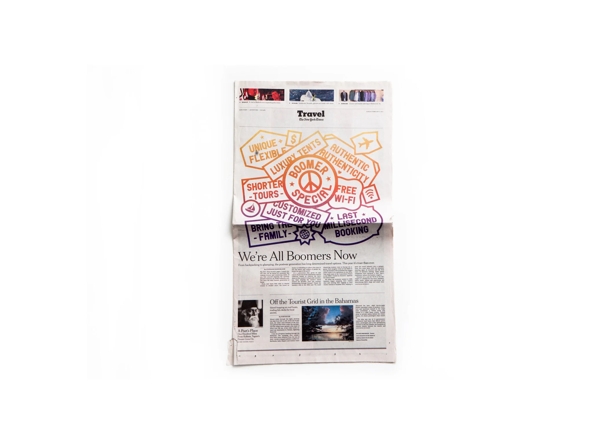 Cover Story for the New York Times Travel Section February 2013