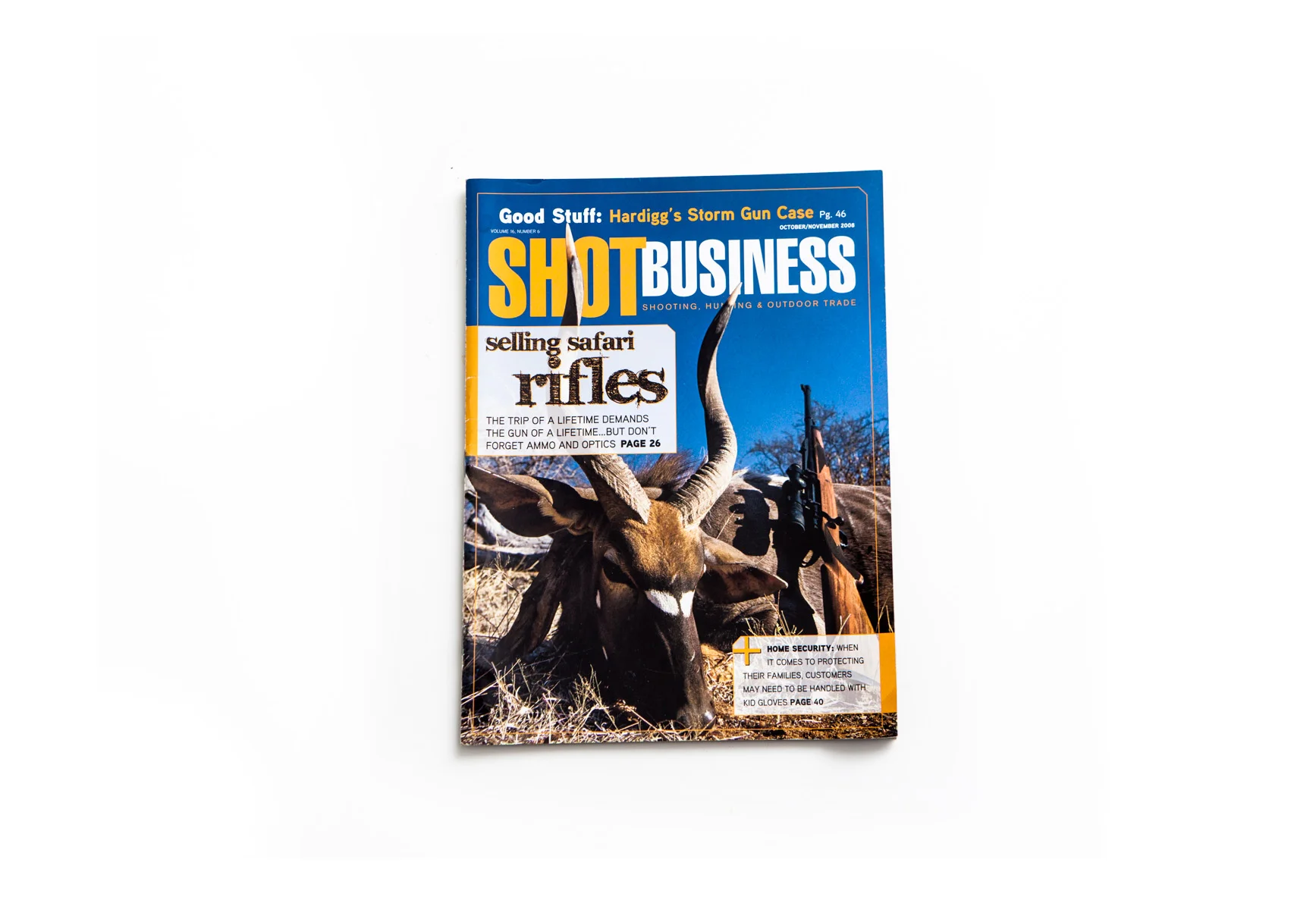 Cover Story for Shot Business October/November 2008
